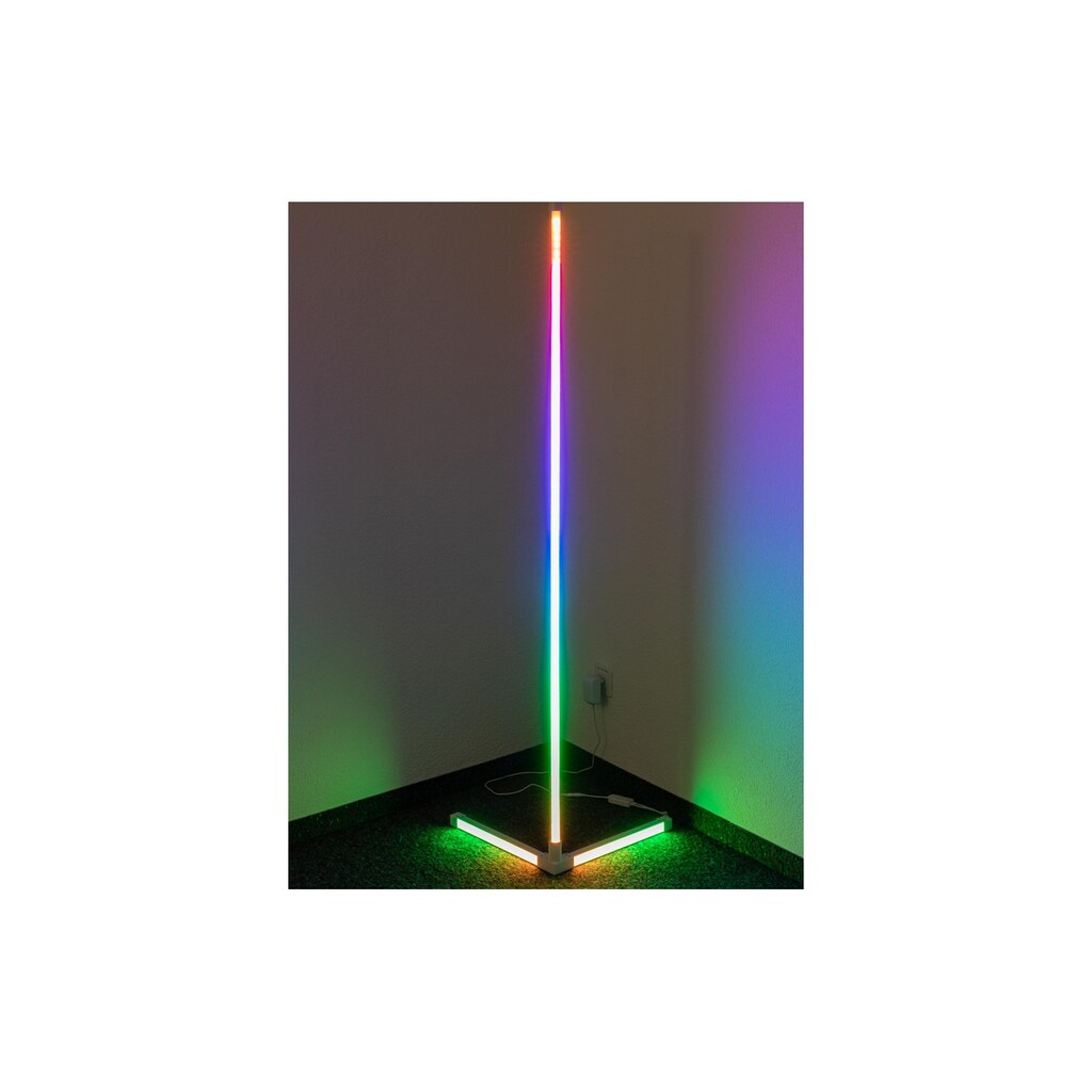 Stehlampe »FTM RGB weiss 1.56m 27W«, 138 flammig-flammig
