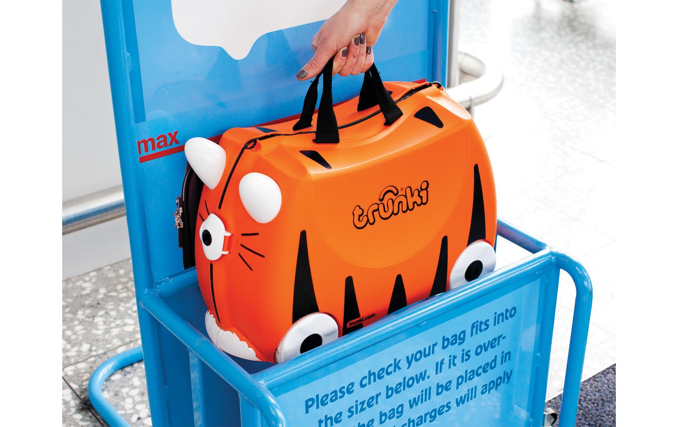 TRUNKI Trolley »Tiger Tipu« 4 Rollen