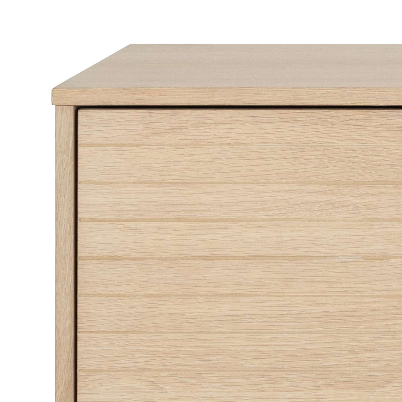 ACTONA GROUP Buffet »Kensington« buffet, 4 portes et 4 étagères chêne pigmenté blanc, 180x40x80 cm
