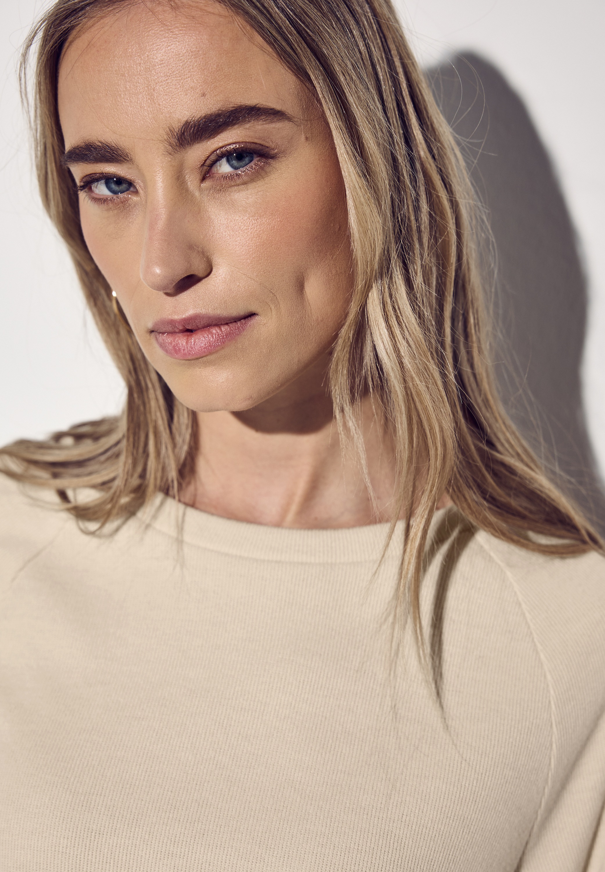 STREET ONE Sweater, mit U-Boot-Ausschnitt und in feiner Struktur-Optik