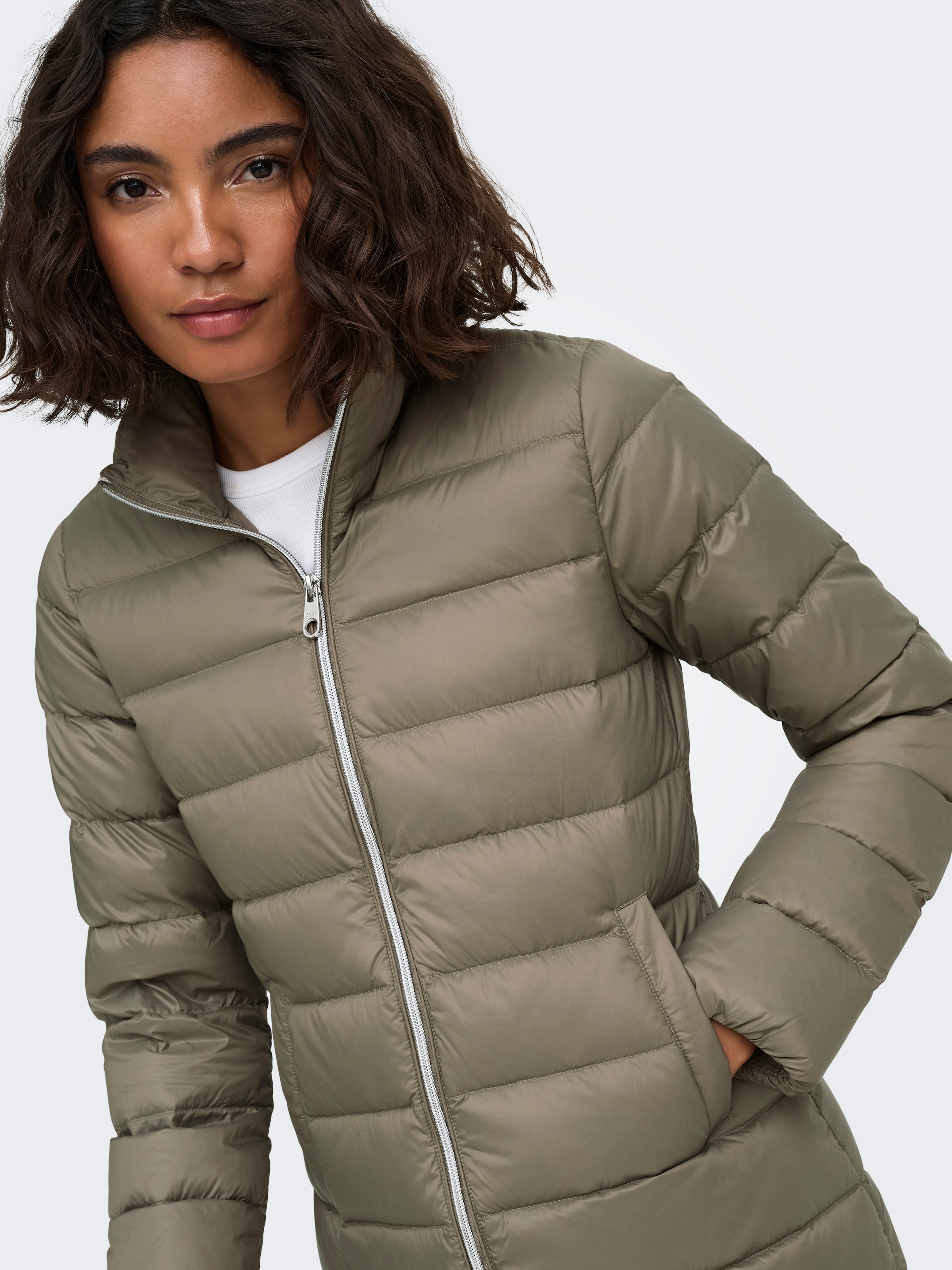 ONLY Steppjacke »ONLRUBY QUILTED DOWN COAT CC OTW« Kunstfaser