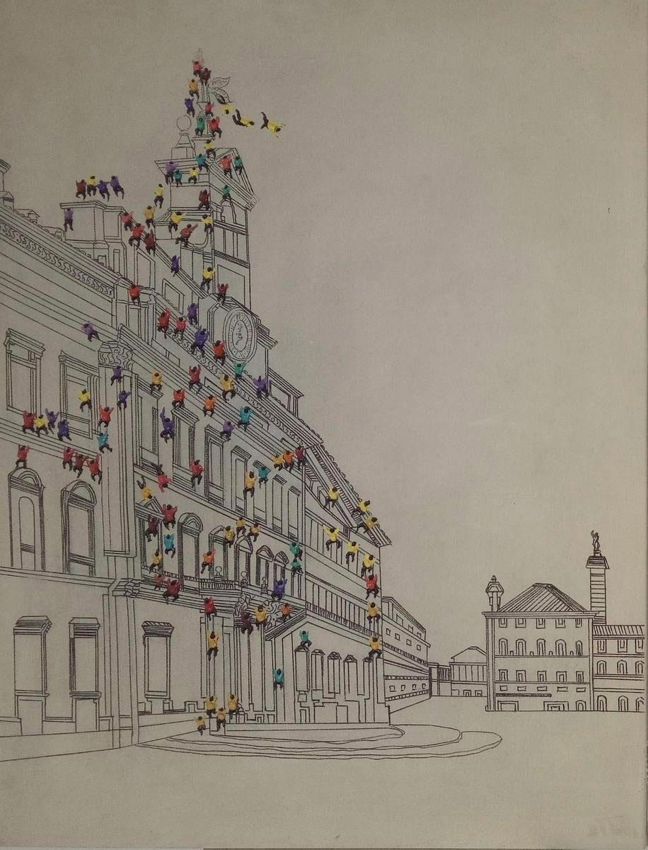 Image of Kayoom Ölbild »Menschenmenge I«, 100cm x 75cm bei Ackermann Versand Schweiz