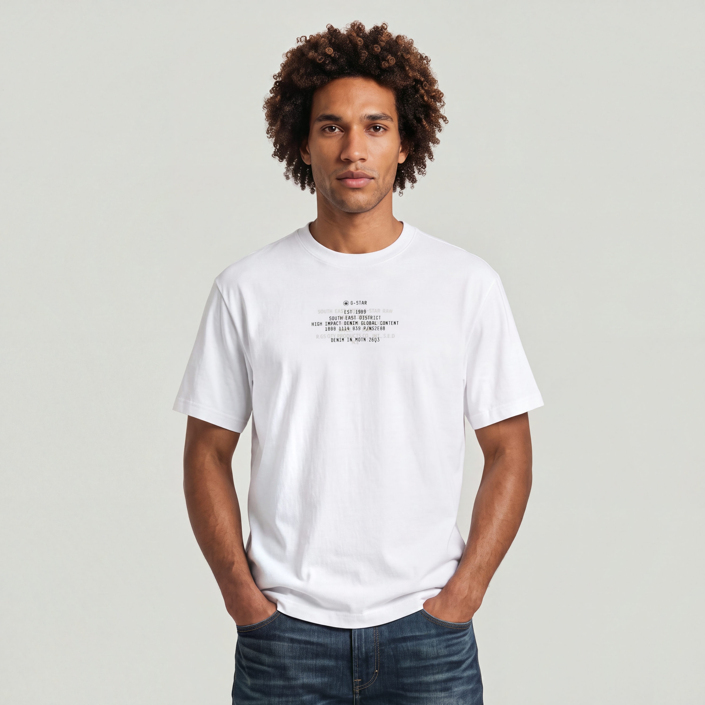 Image of G-STAR T-Shirt "Multi Text Relaxed"
