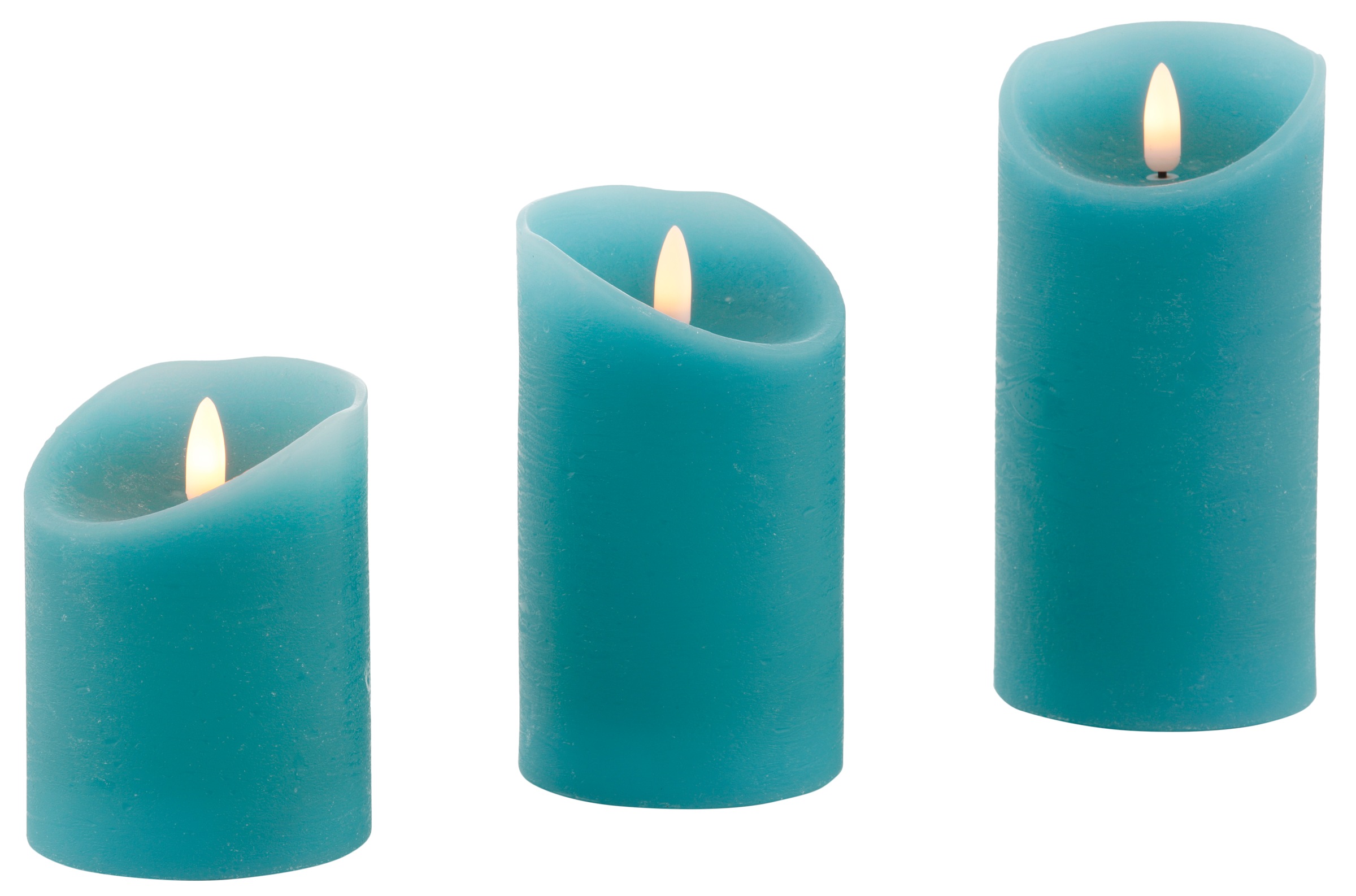 Image of Myflair Möbel & Accessoires LED-Kerze, (Set, 3 tlg.), aus Echtwachs, mit Dimmfunktion und Timer bei Ackermann Versand Schweiz