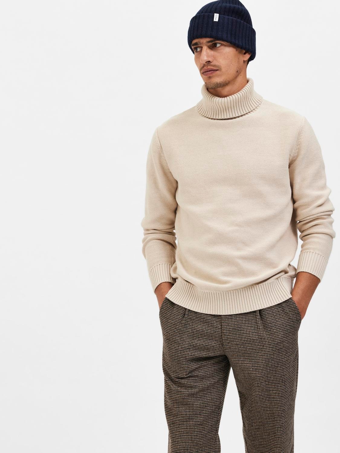 SELECTED HOMME Rollkragenpullover »SLHAXEL LS KNIT ROLL NECK NOOS«