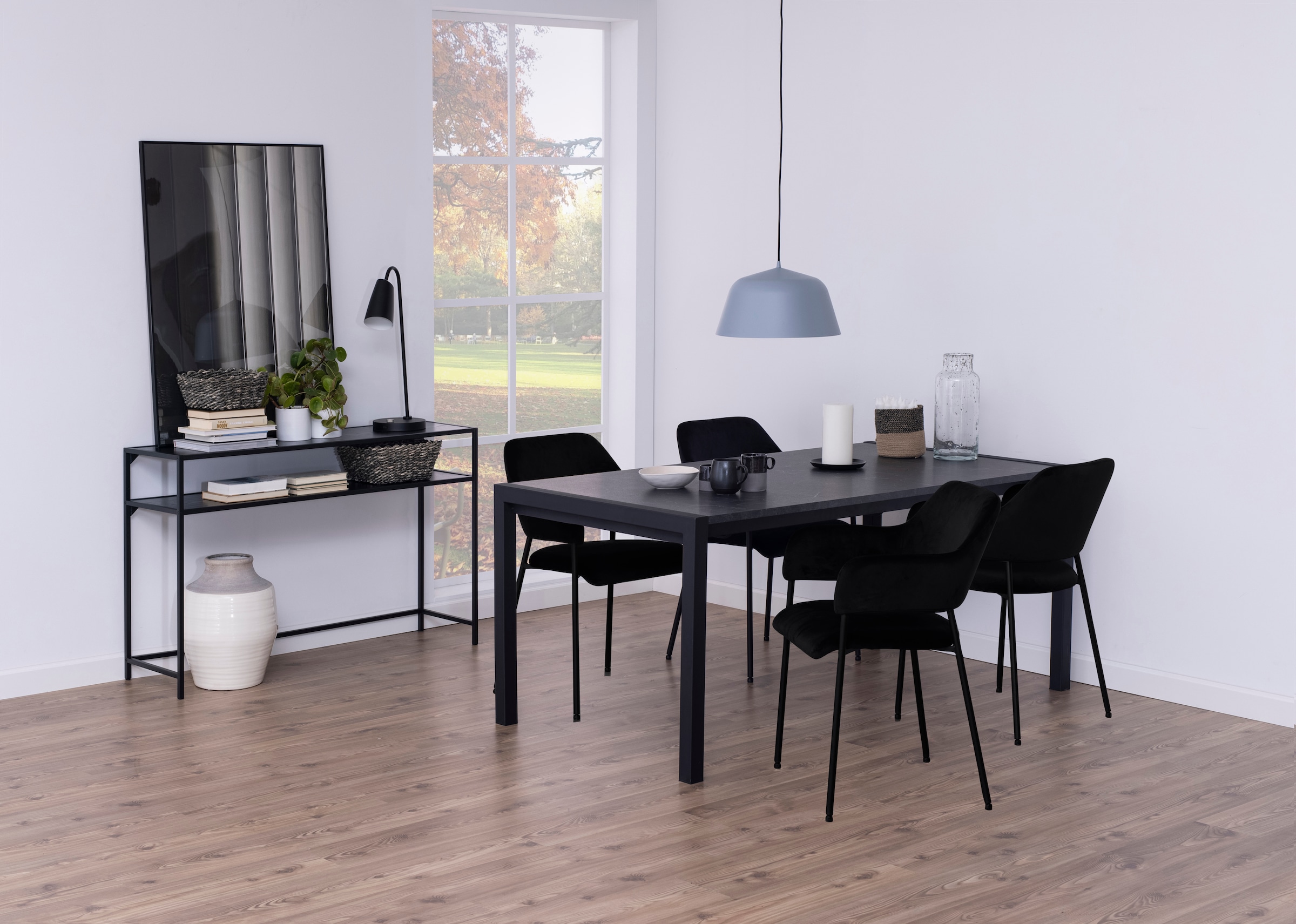 ACTONA GROUP Konsolentisch Metallgestell und 1 Einlegeboden, Breite 120 cm, in weiteren Varianten