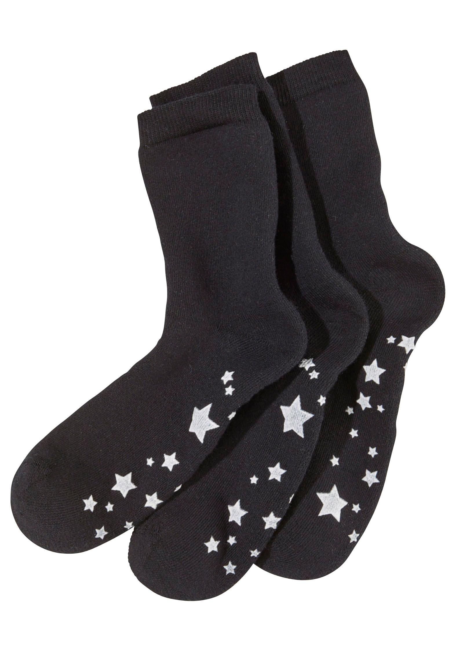 ABS-Socken, Lavana Antirutschsohle im auf mit versandkostenfrei 3 Sterndesign Paar), (Set,