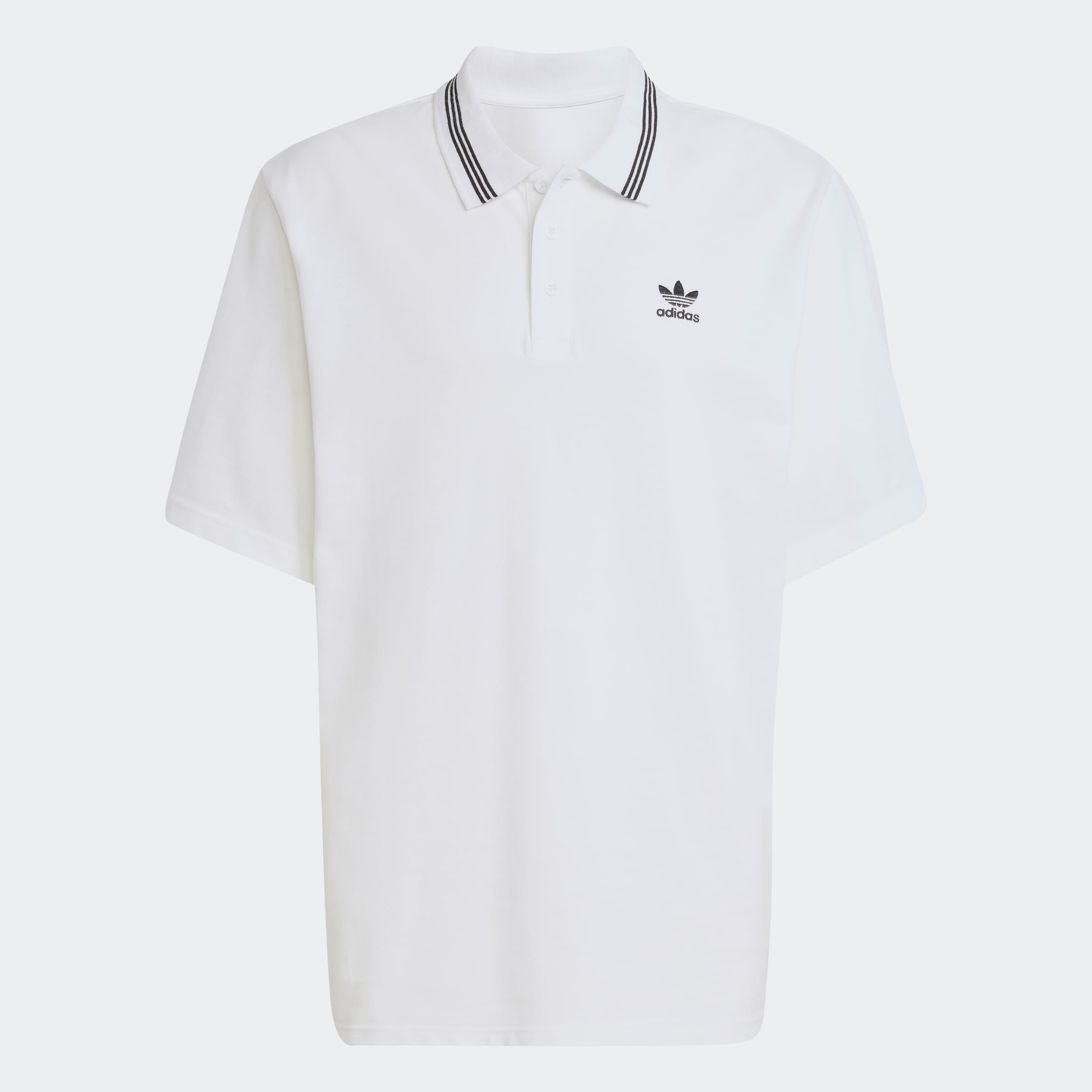 adidas Originals T-shirt »LOOSE POLO« sportlicher Stil, lockere Silhouette, mit Druckknopfverschluss
