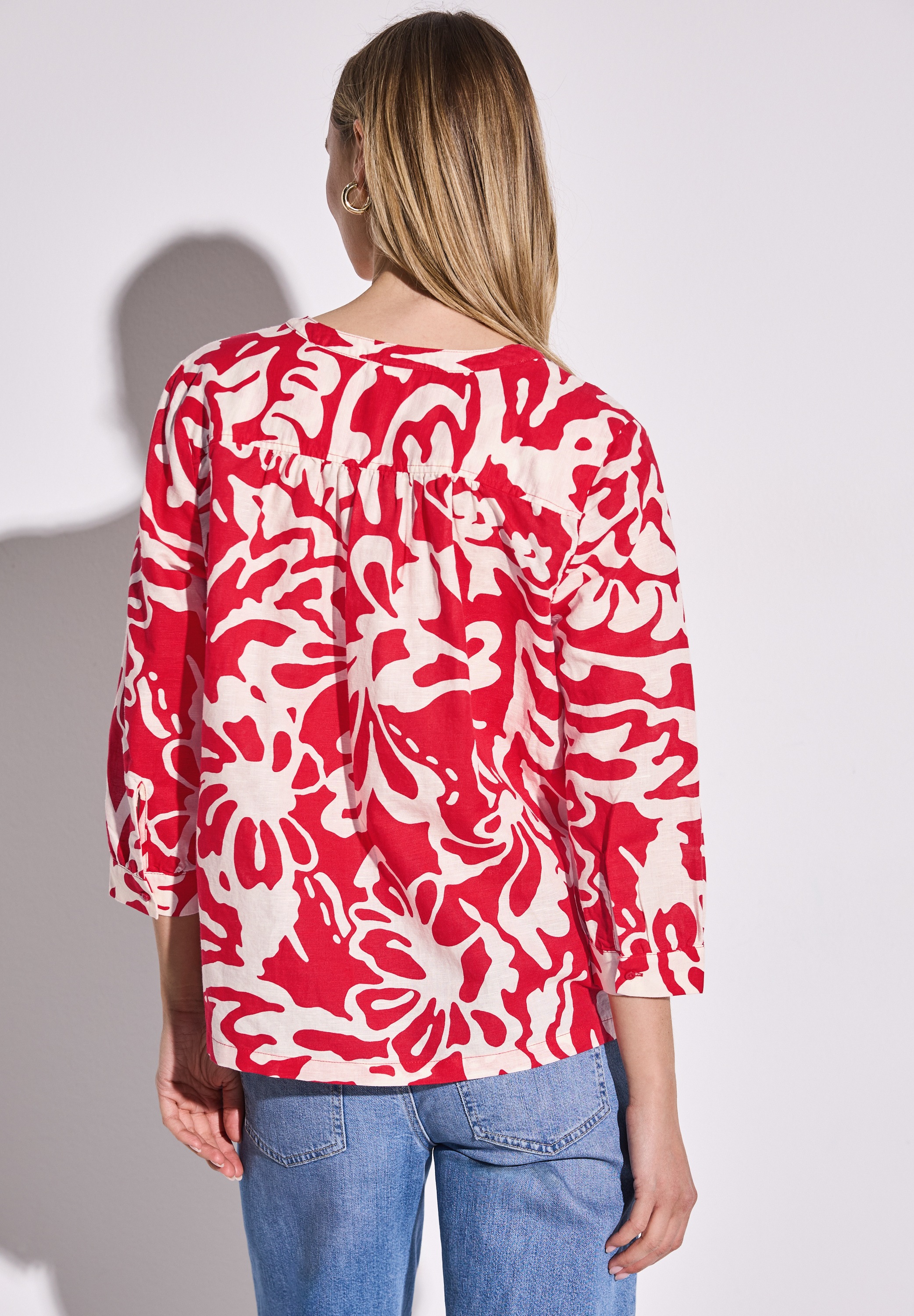 STREET ONE Klassische Bluse, mit All-Over Print