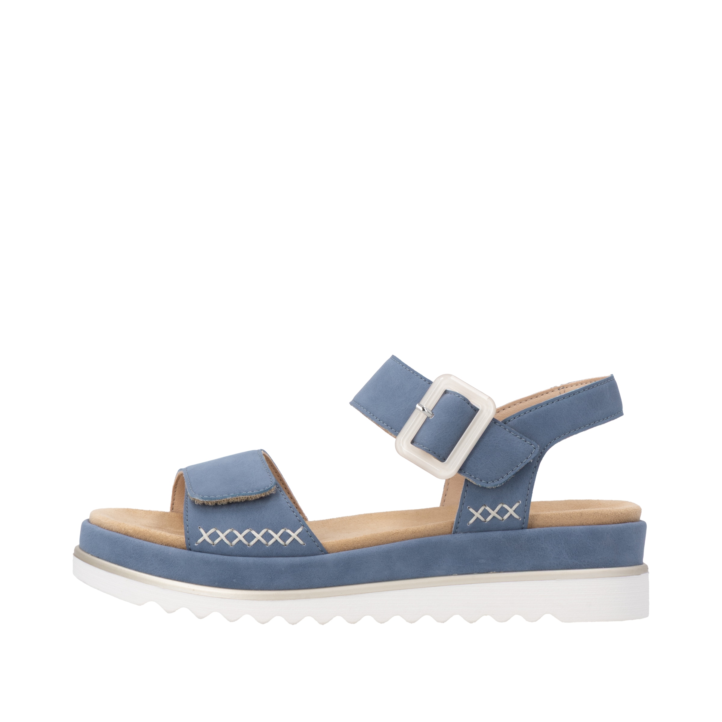 Remonte Sandales à plateforme  Chaussure d'été, sandale compensée avec fermetures velcro pratiques