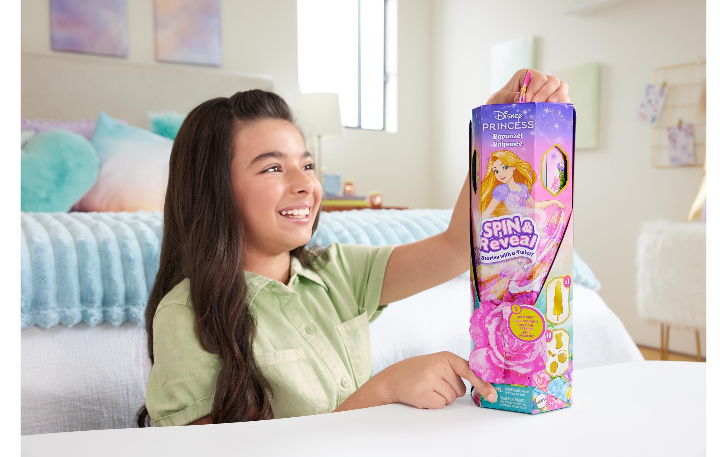 Disney Princess Spielfigur »Disney Prinzessin Spin & Reveal Rapunzel«