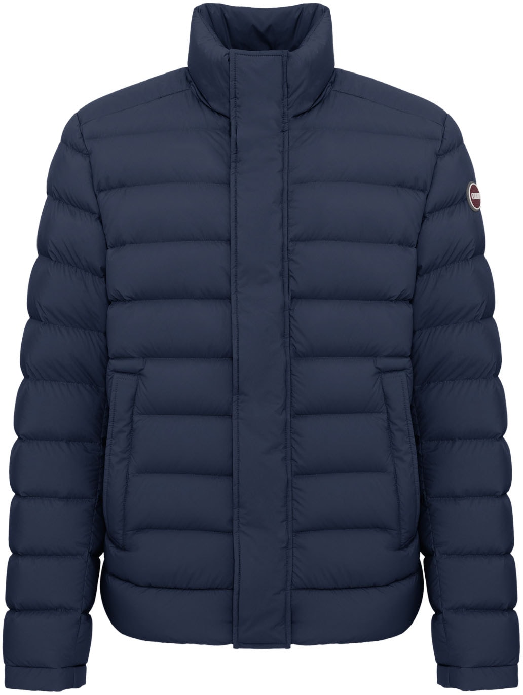Colmar Doudoune sans capuche mit verdeckter Knopfleiste, Regular Fit, Stehkragen