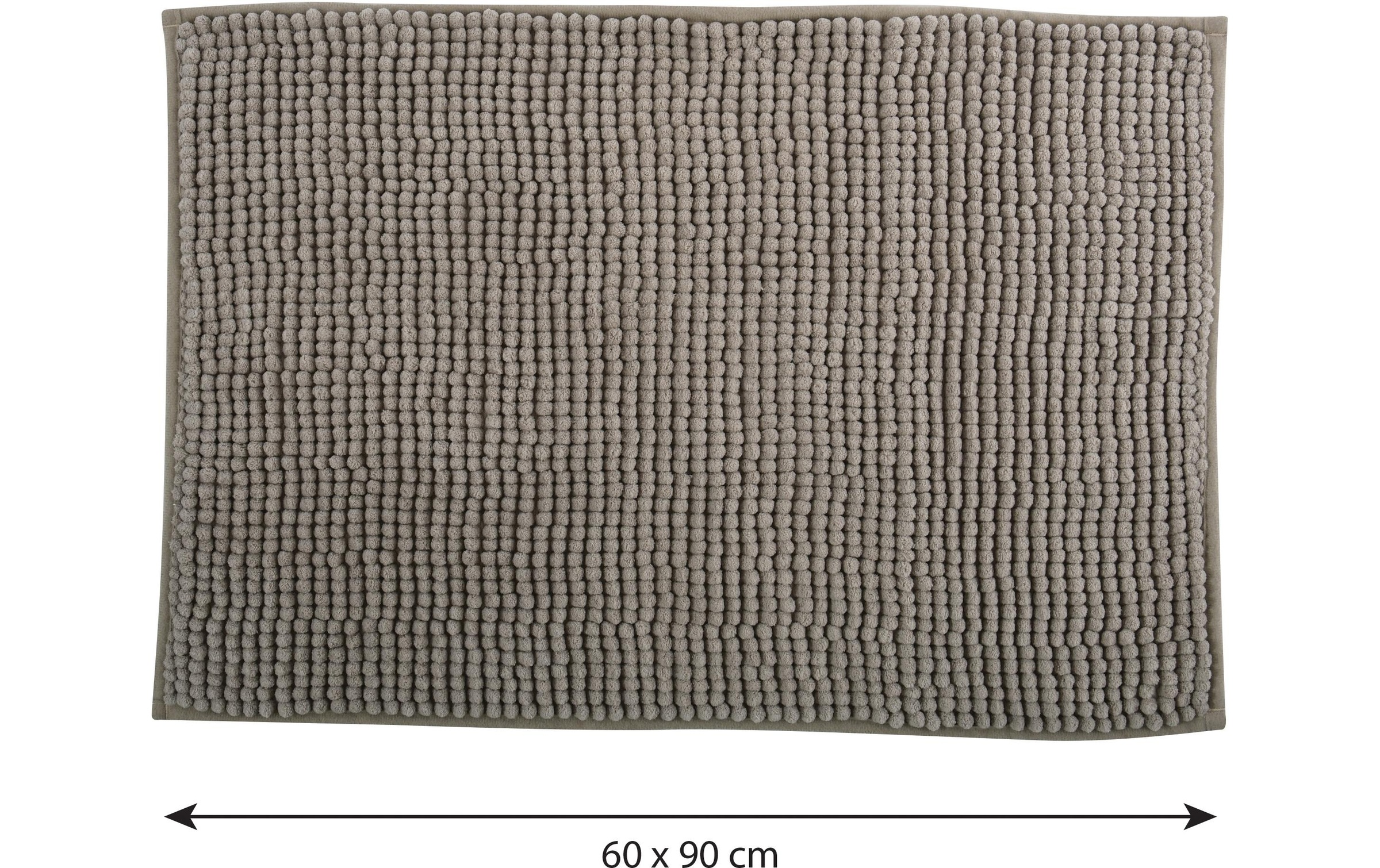 MSV Badematte »Chenille Taupe«