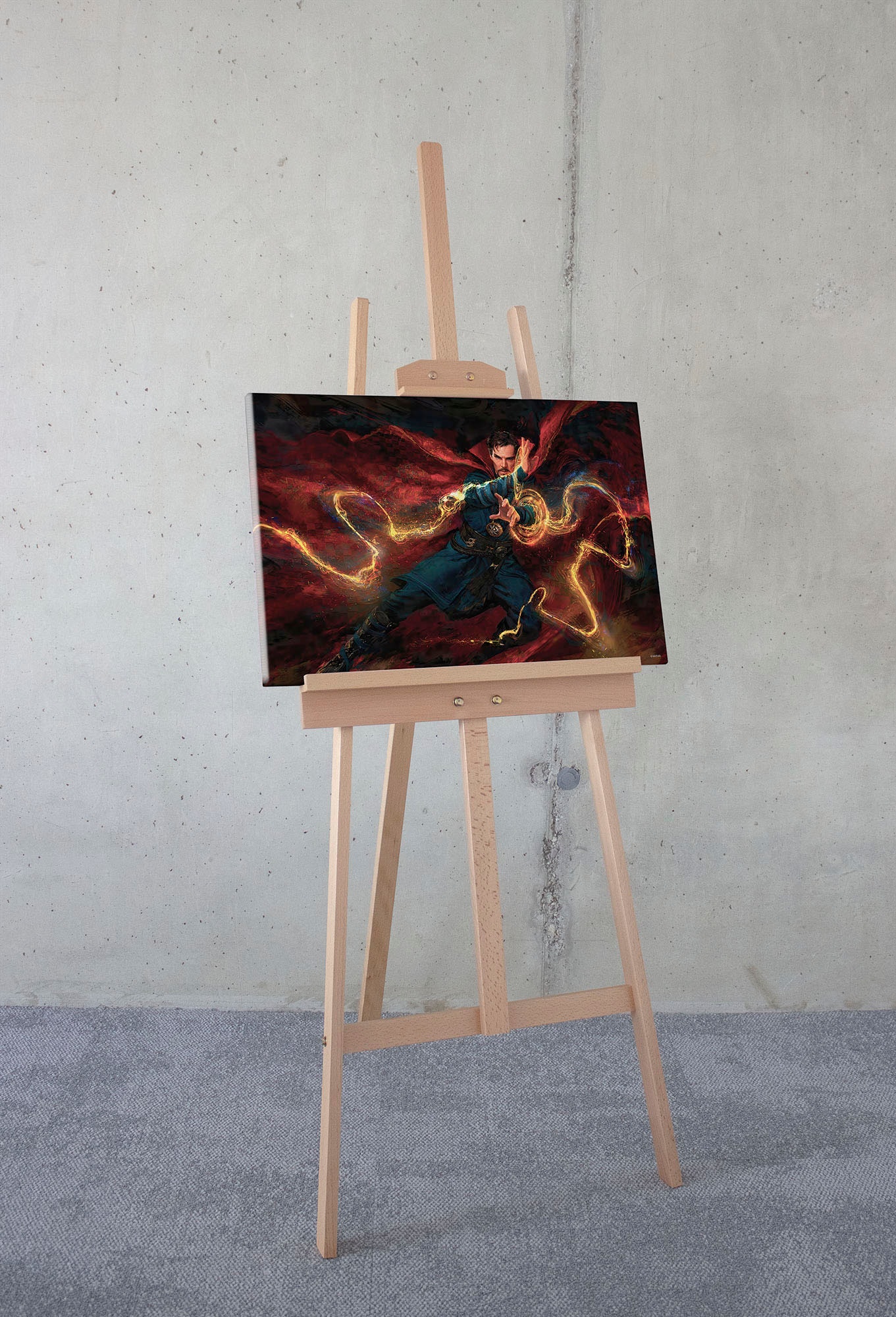 Image of Komar Leinwandbild "Doctor Strange Sorcerer Supreme - Grösse 60 x 40 cm" Disney 60 x 40 cm (Breite x Höhe), 1 Stk. tlg. Keilrahmenbild mit Echtholzrahmen, Kinderzimmer