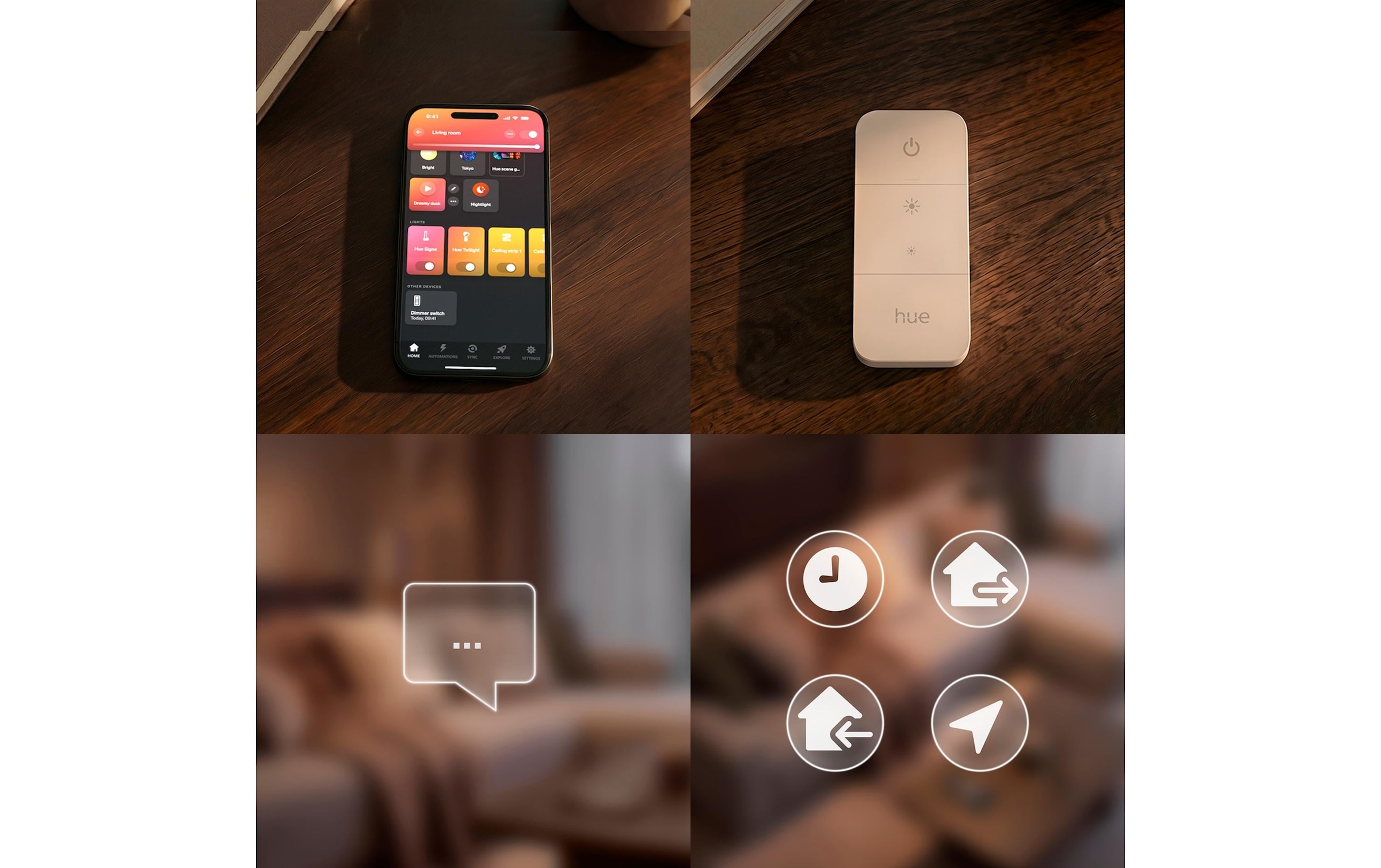 Philips Hue Spot de plafond »Philips Hue Deckenleuchte WCA Slim Recessed Light S« RVB | blanc chaud - blanc froid