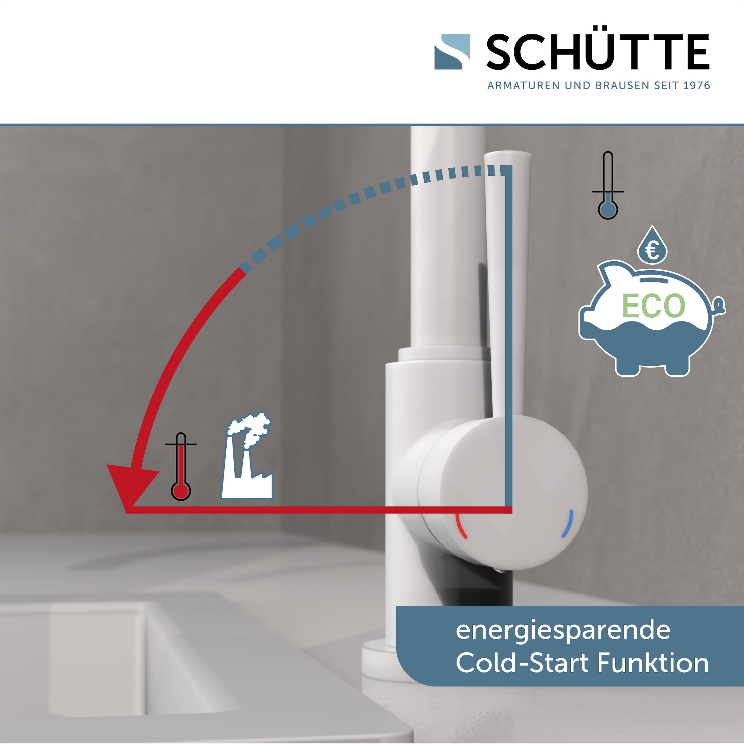 Schütte Robinet d'évier »CORNWALL« fonction pratique Cold-Start pour économiser l'énergie, pivotant à 360°