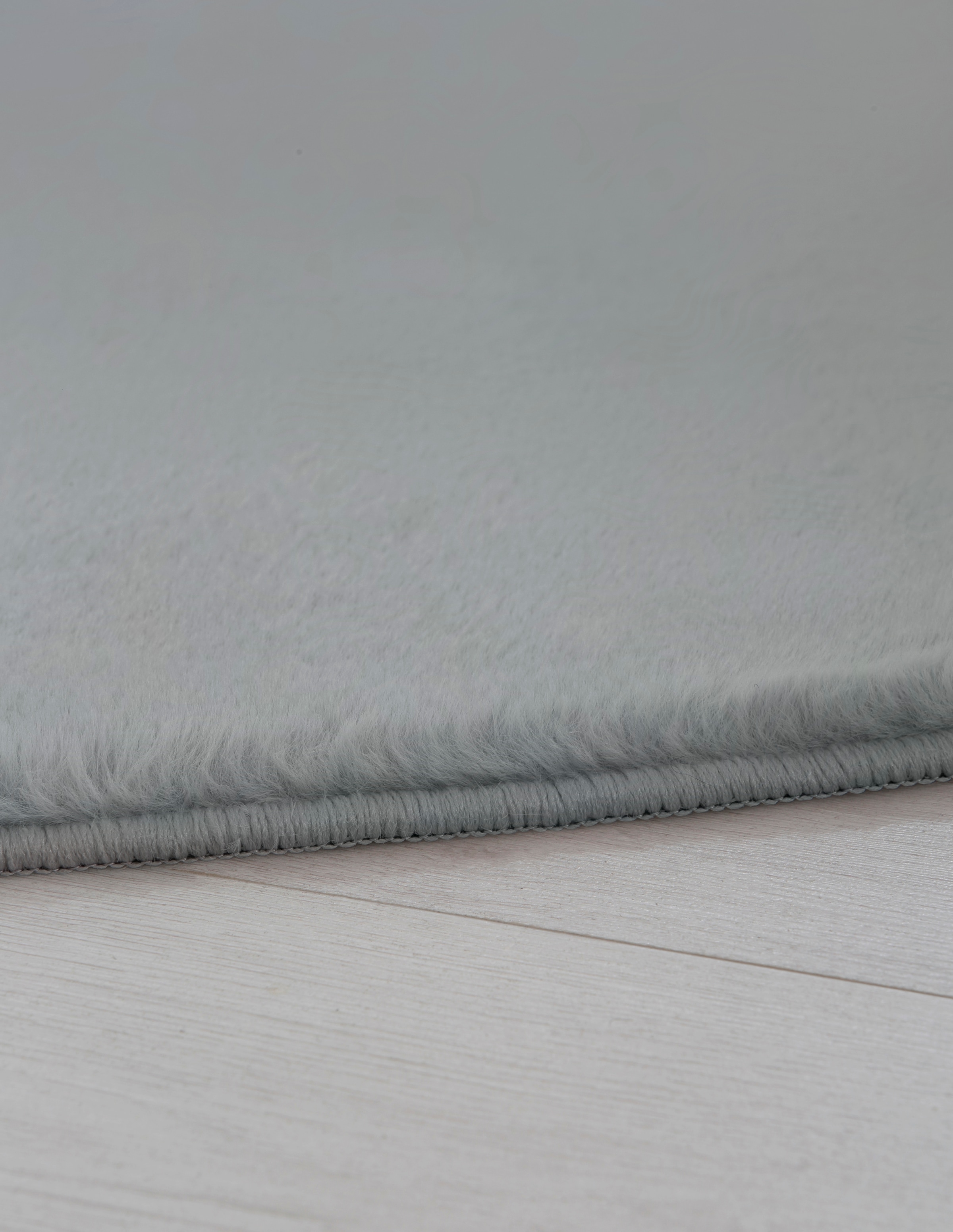 GOODproduct Tapis en fourrure »Balu, Kunstfell Teppich, Modern« Rond 20 mm Höhe aspect fourrure de lapin, poils longs, chambre, salon, chambre d'enfant