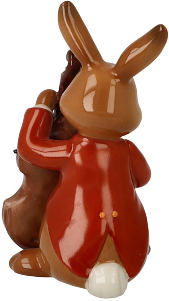 Goebel Lapin de Pâques »Figur Hase - Fröhlicher Bassist« Figurine de Pâques, décoration, Pâques, décoration de Pâques