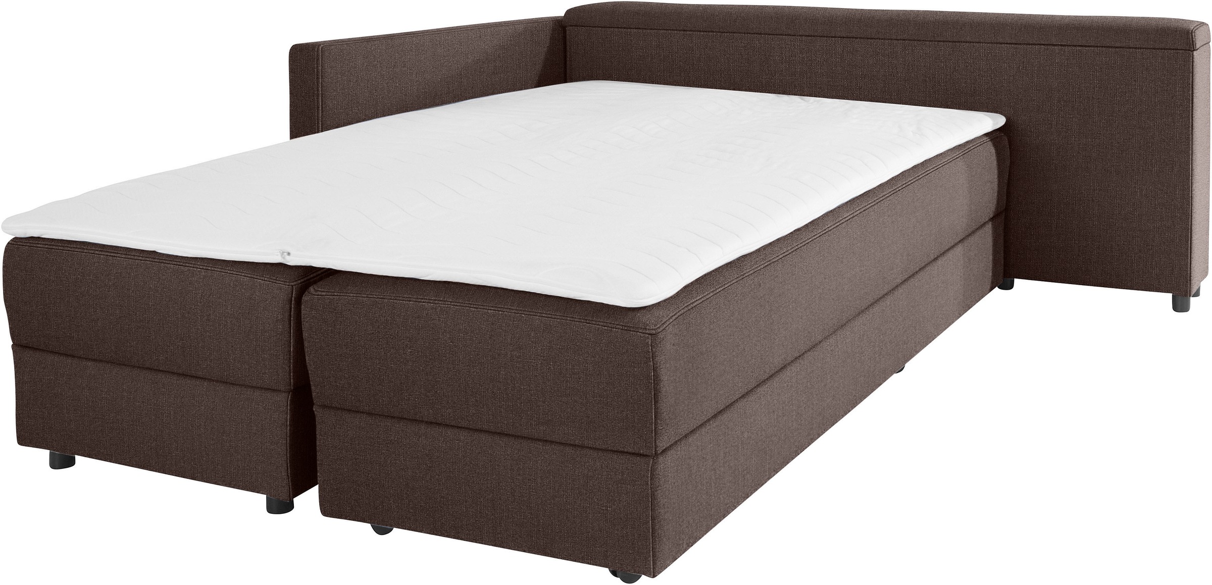 LOOKS by Wolfgang Joop Ecksofa »LooksIII L-Form« durch Drehfunktion zum Bett wandelbar, inklusive Staufach