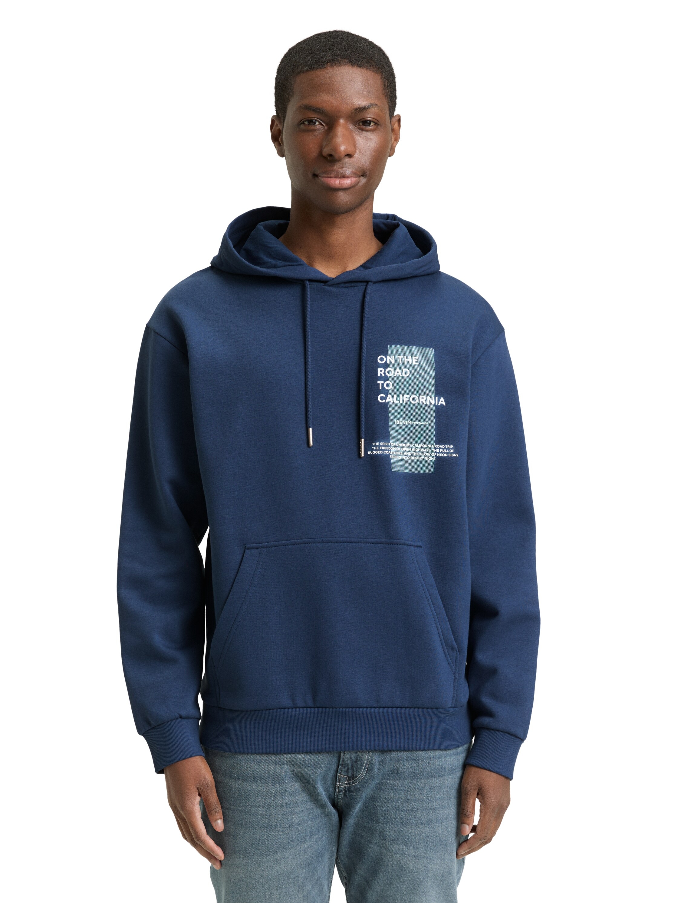 Image of TOM TAILOR Denim Hoodie, mit Print
