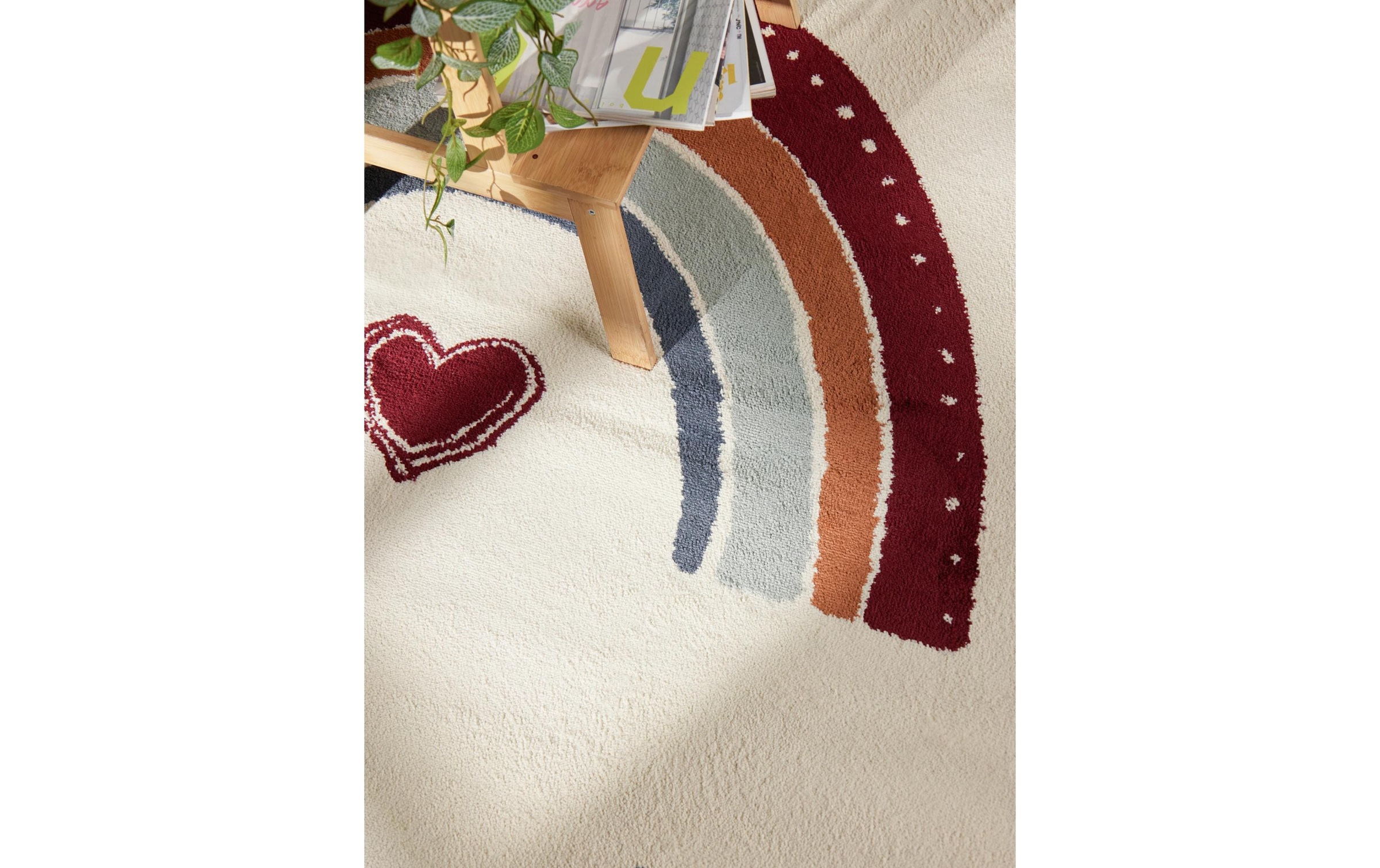 Image of HANSE Home Kinderteppich "Luvy" rechteckig 10 mm Höhe Pflegeleicht, Weich, Kinderzimmer, Spielteppich, Spielunterlage