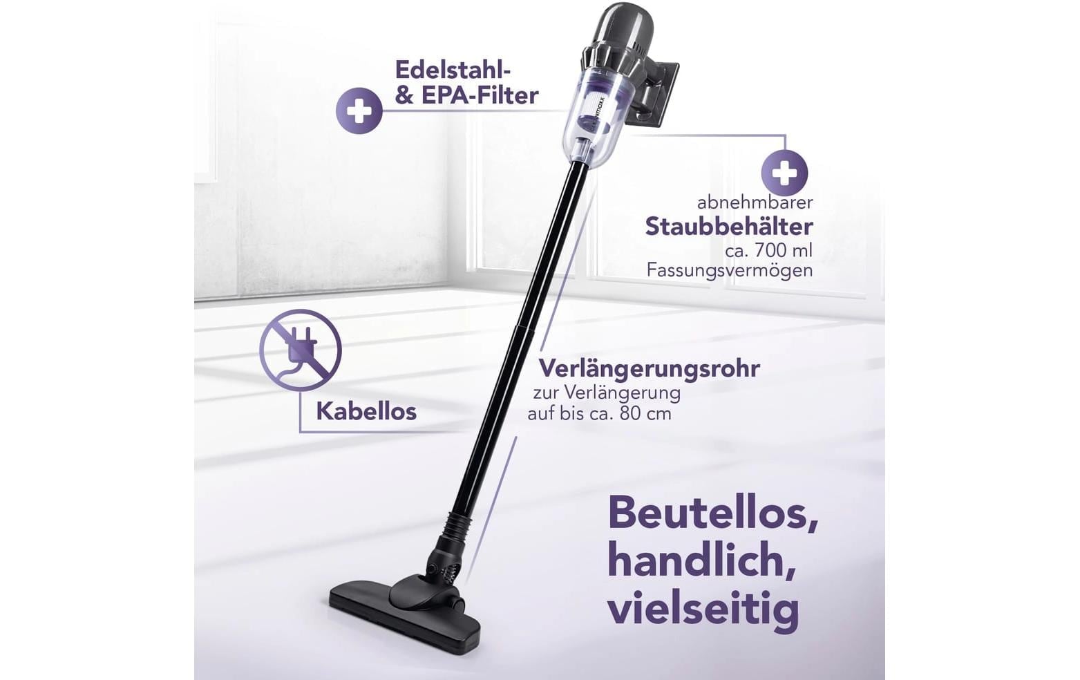 CLEANmaxx Aspirateur à main et à manche sans fil »14,8 V«