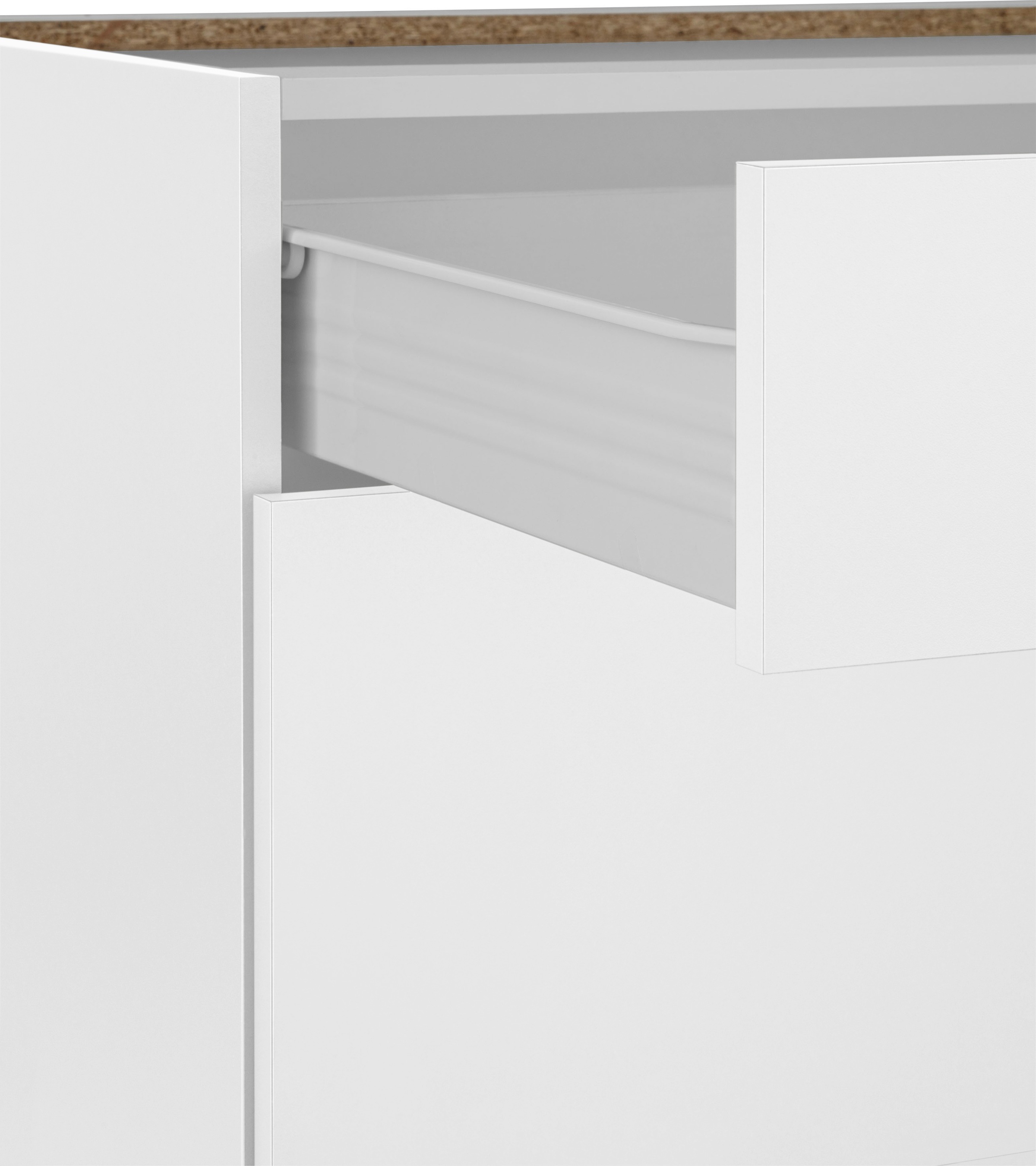 wiho Küchen Unterschrank »Unna«, 90 cm breit, mit 2 grossen Auszügen, ohne Arbeitsplatte