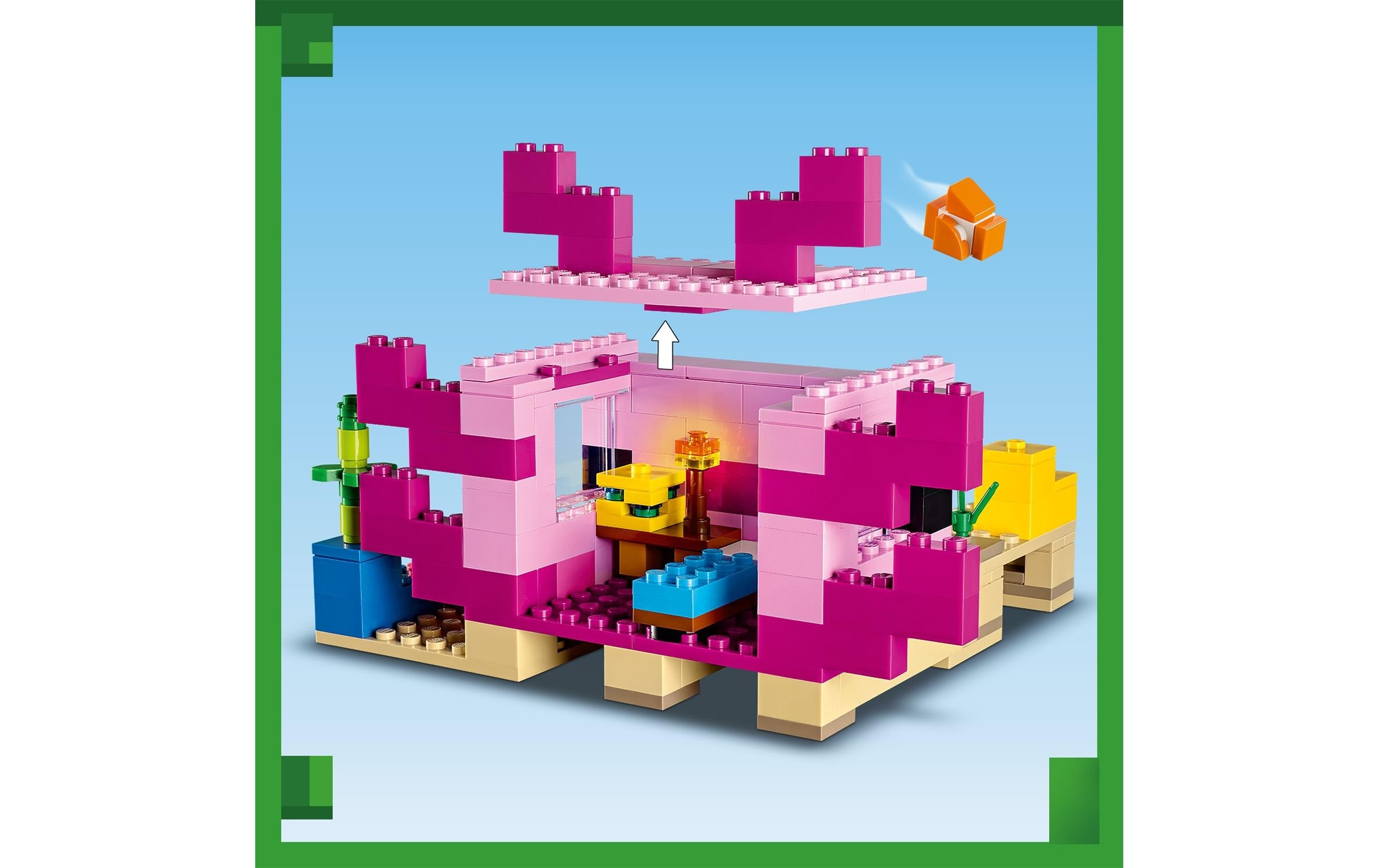 LEGO® Spielbausteine »Das Axolotl-Haus 21«, (242 St.)