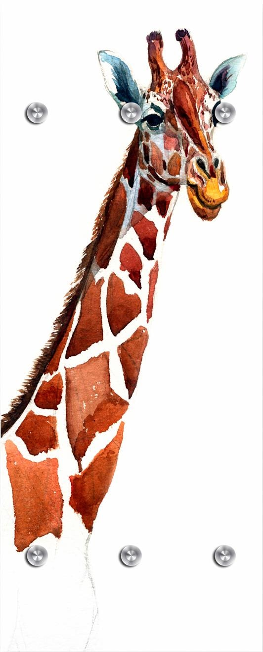 Image of queence Garderobenleiste »Giraffe«, mit 6 Haken, 50 x 120 cm bei Ackermann Versand Schweiz