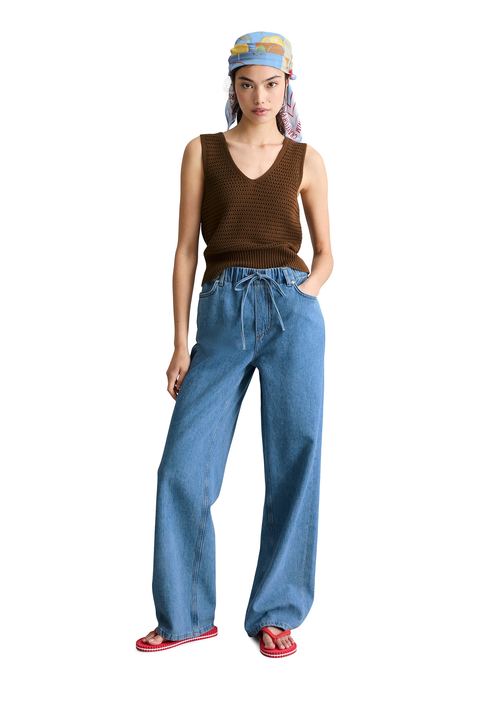 Marc O'Polo DENIM Jeans large »Model Tomm wide mit elastischem Bund«