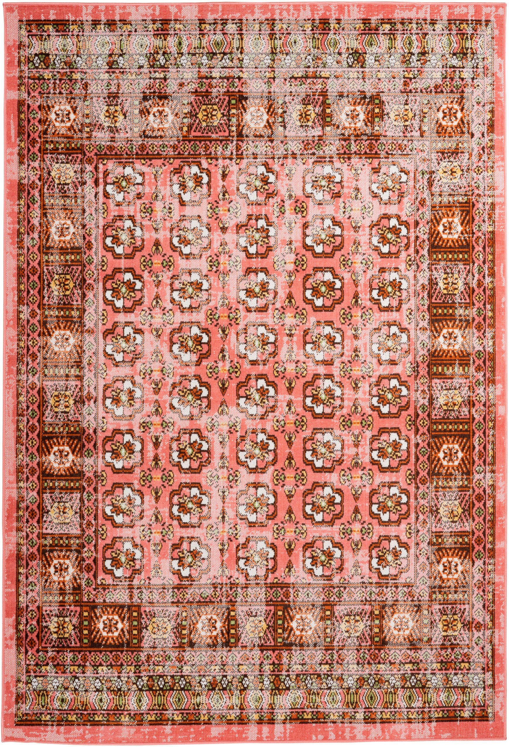 calo-deluxe Tapis »Ruzica-606« Rectangulaire 6 mm Höhe Flachgewebe, Vintage Design, Wohnzimmer