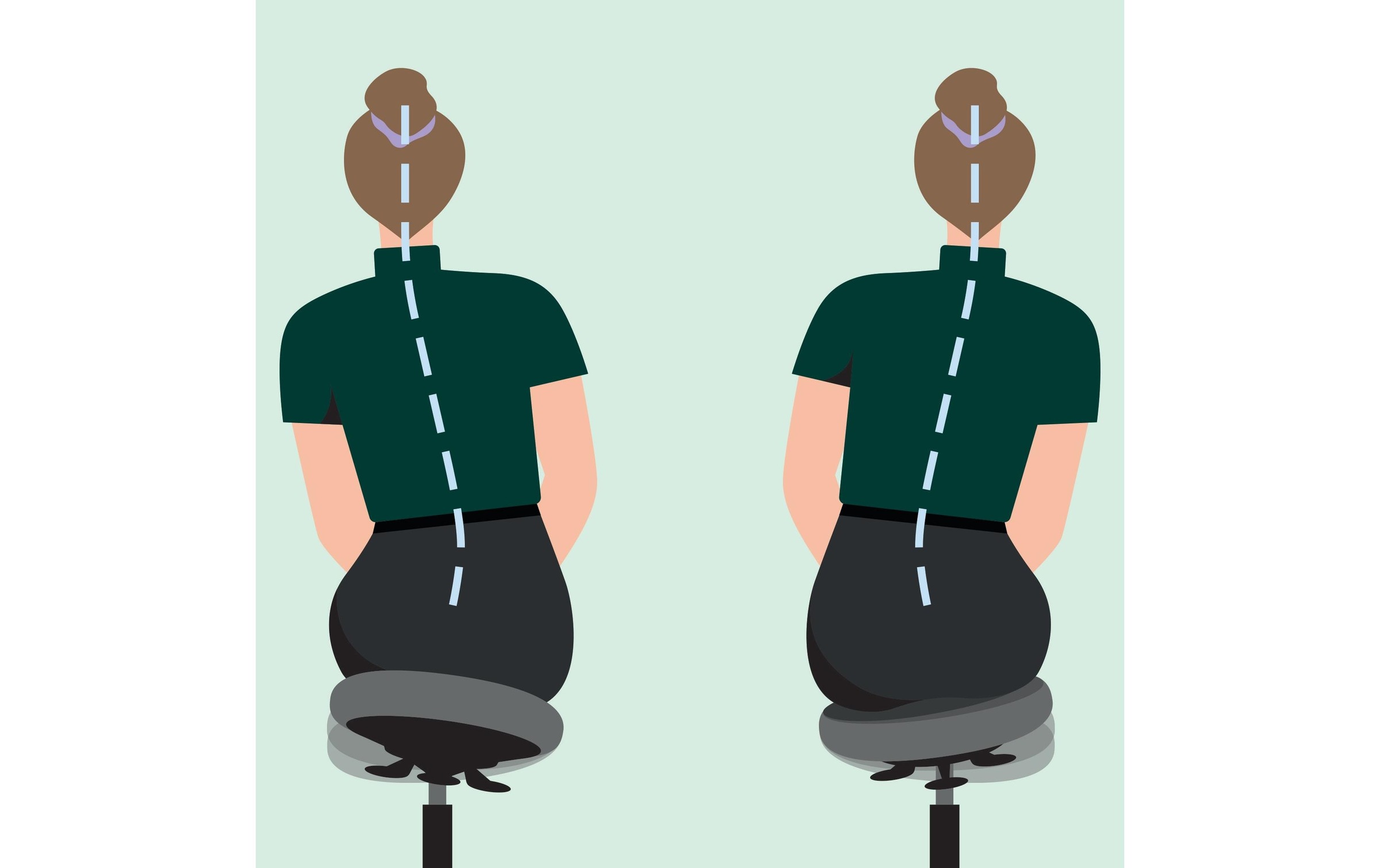 LEITZ Arbeitshocker »Ergonomischer Activ mit Rollen«