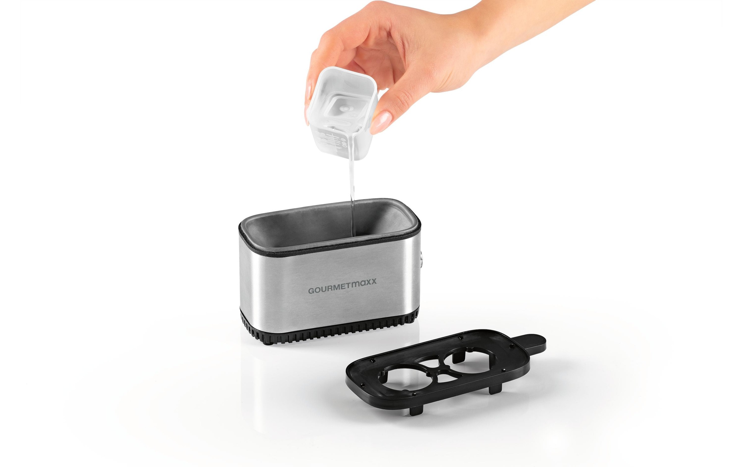 GOURMETmaxx Eierkocher »Kompakt 2.0 Silber, 2 Eier«, 200 W