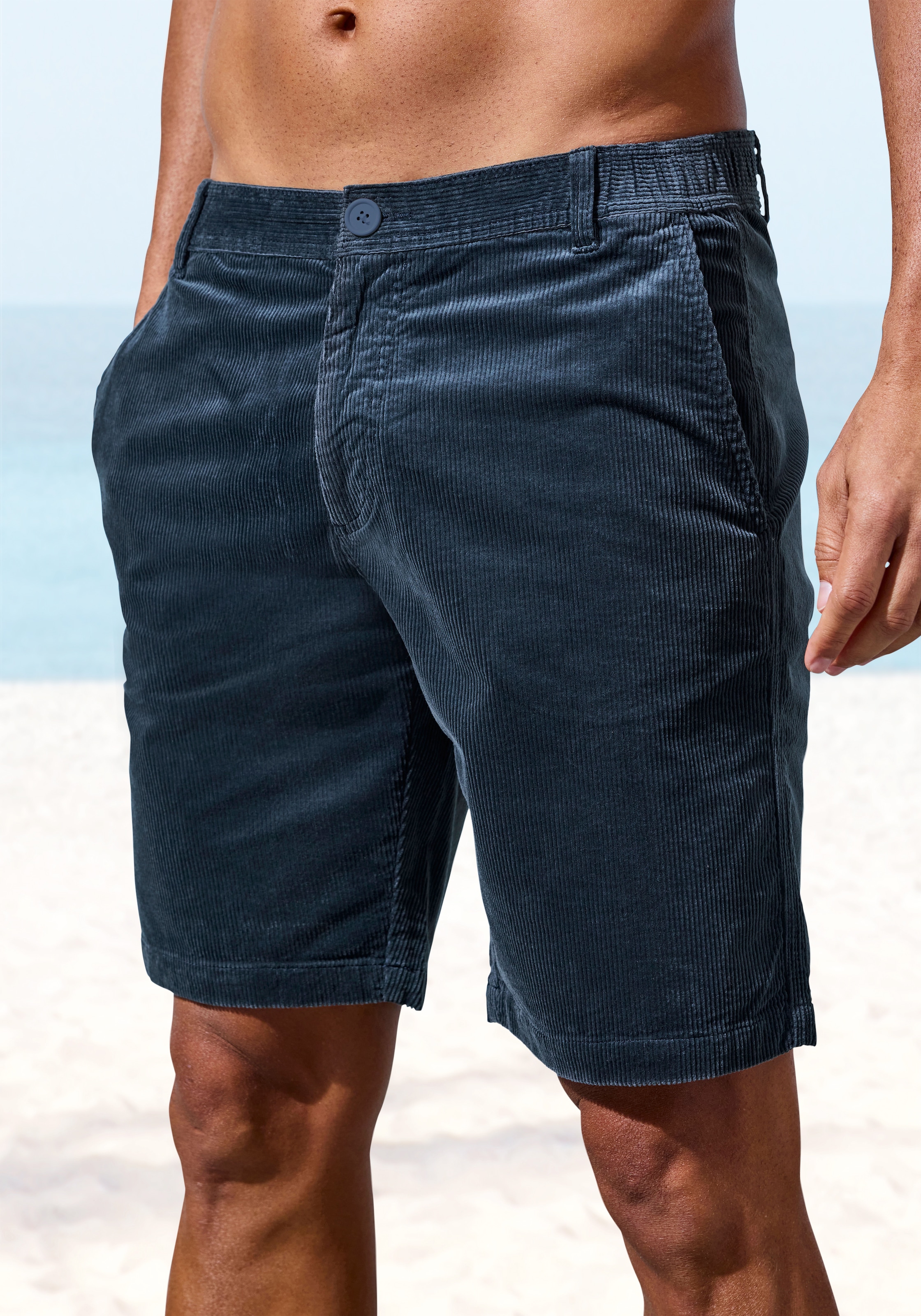 Image of H.I.S Shorts "sommerliche Bermuda, Cordhose"