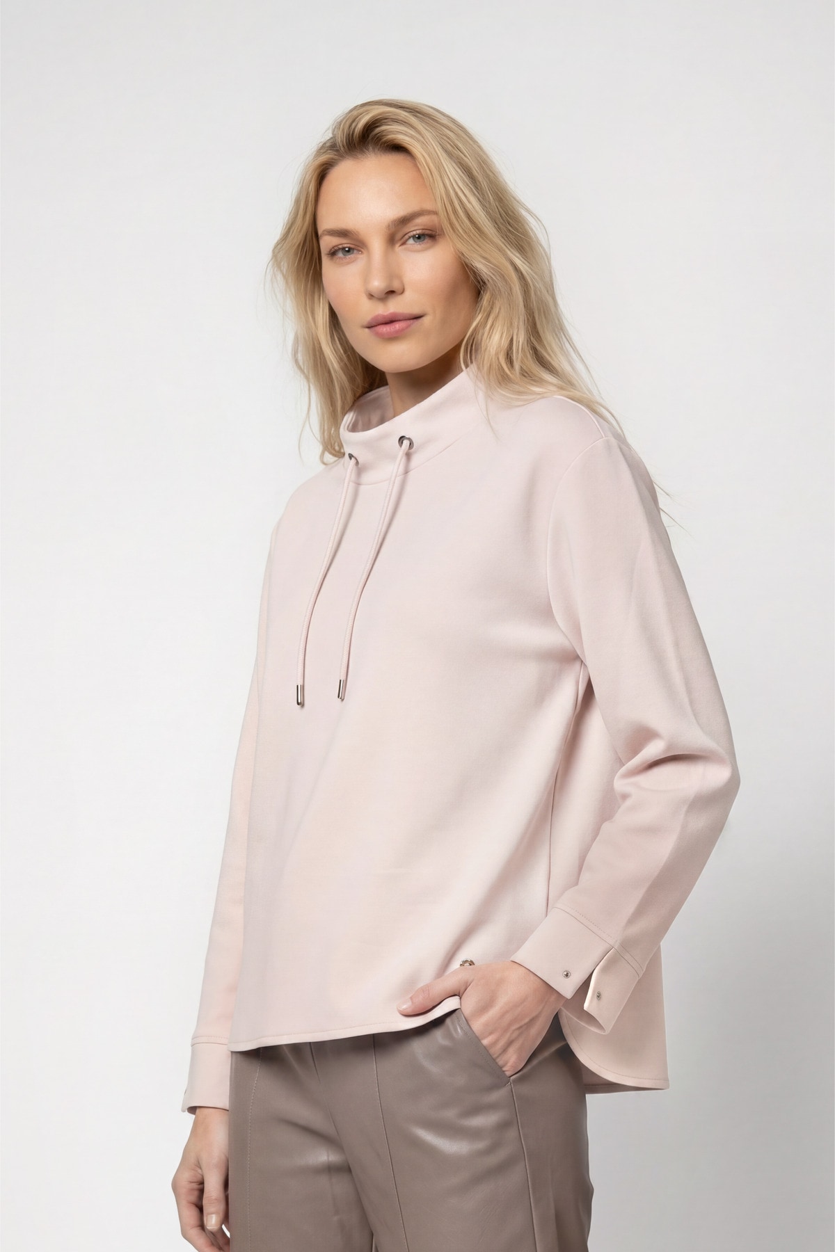 Monari Sweat-shirt »Sweatshirt Basic Sweat«, coupe régulière avec col montant
