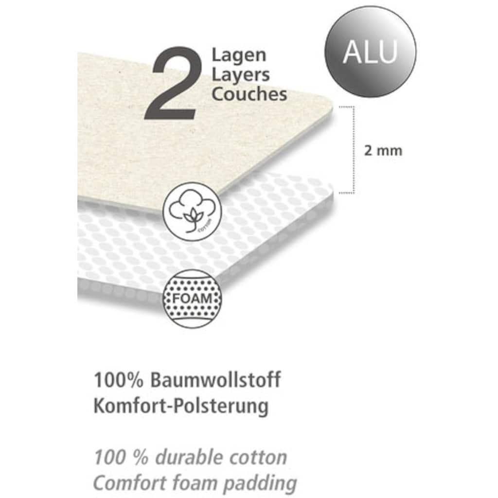 WENKO Bügelbrettbezug »Alu XL«, 100% Baumwolle, 140 x 48 cm
