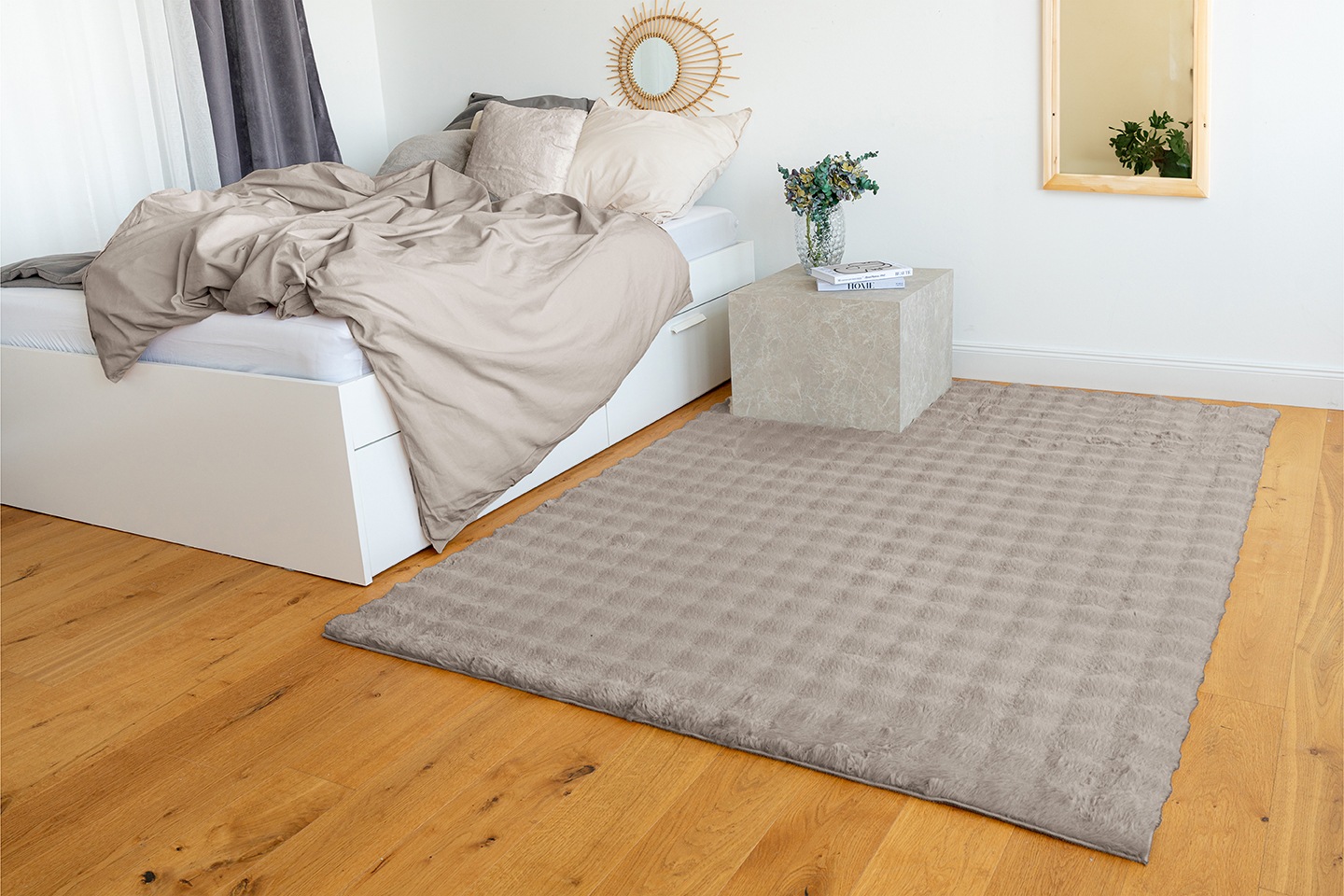 Padiro Tapis »Hailey 125« Rectangulaire 30 mm Höhe softtouch