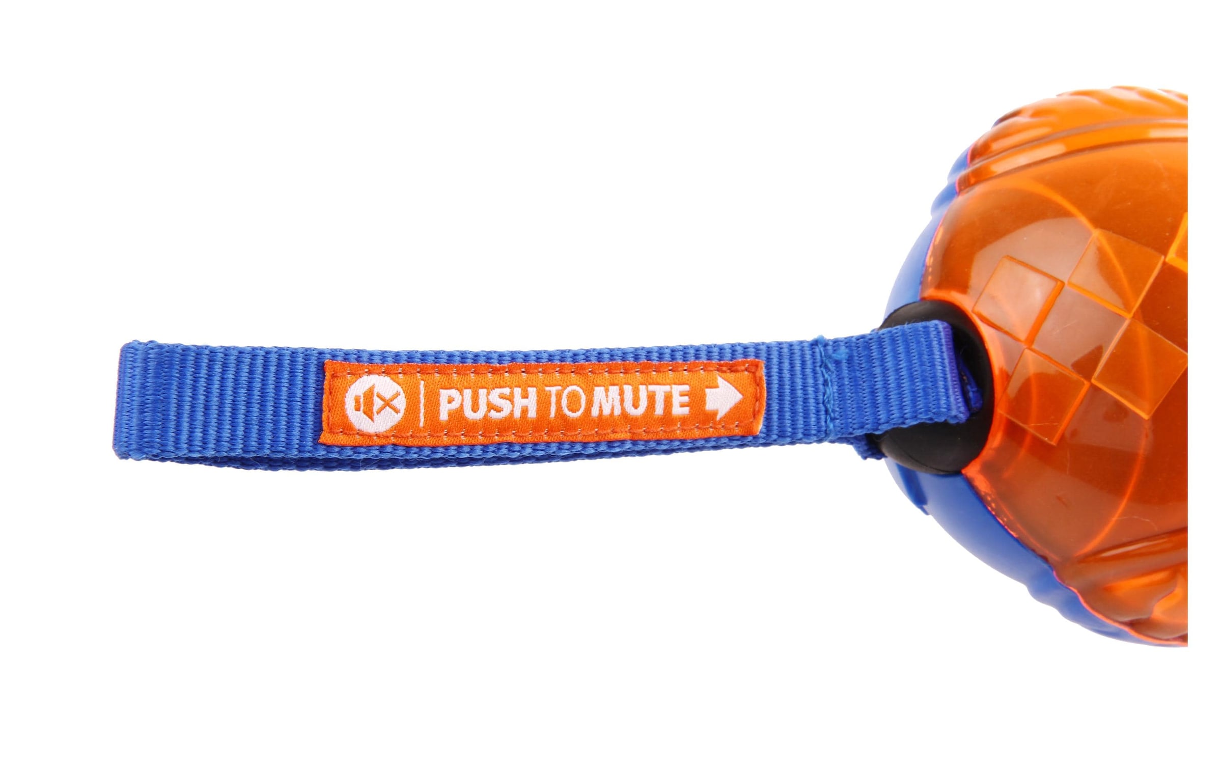 GiGwi Tier-Beschäftigungsspielzeug »Push to mute, Ball, Blau/Orange«, Kunststoff