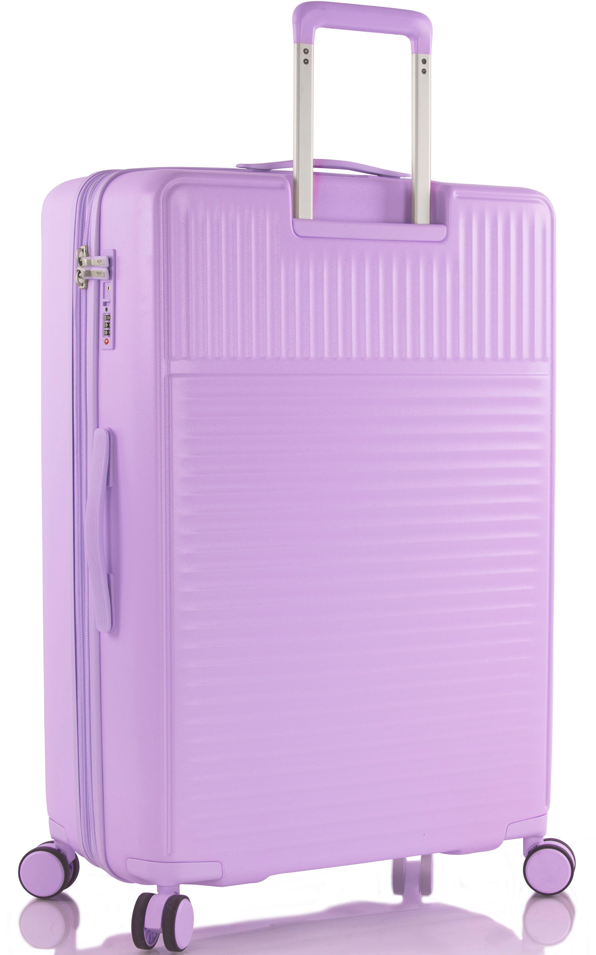 Heys Trolley à coque dure »Pastel, in verschiedenen Farben und Grössen« 109 litre 4 Rollen Heys  Handgepäck-Koffer TSA Schloss Volumenerweiterung