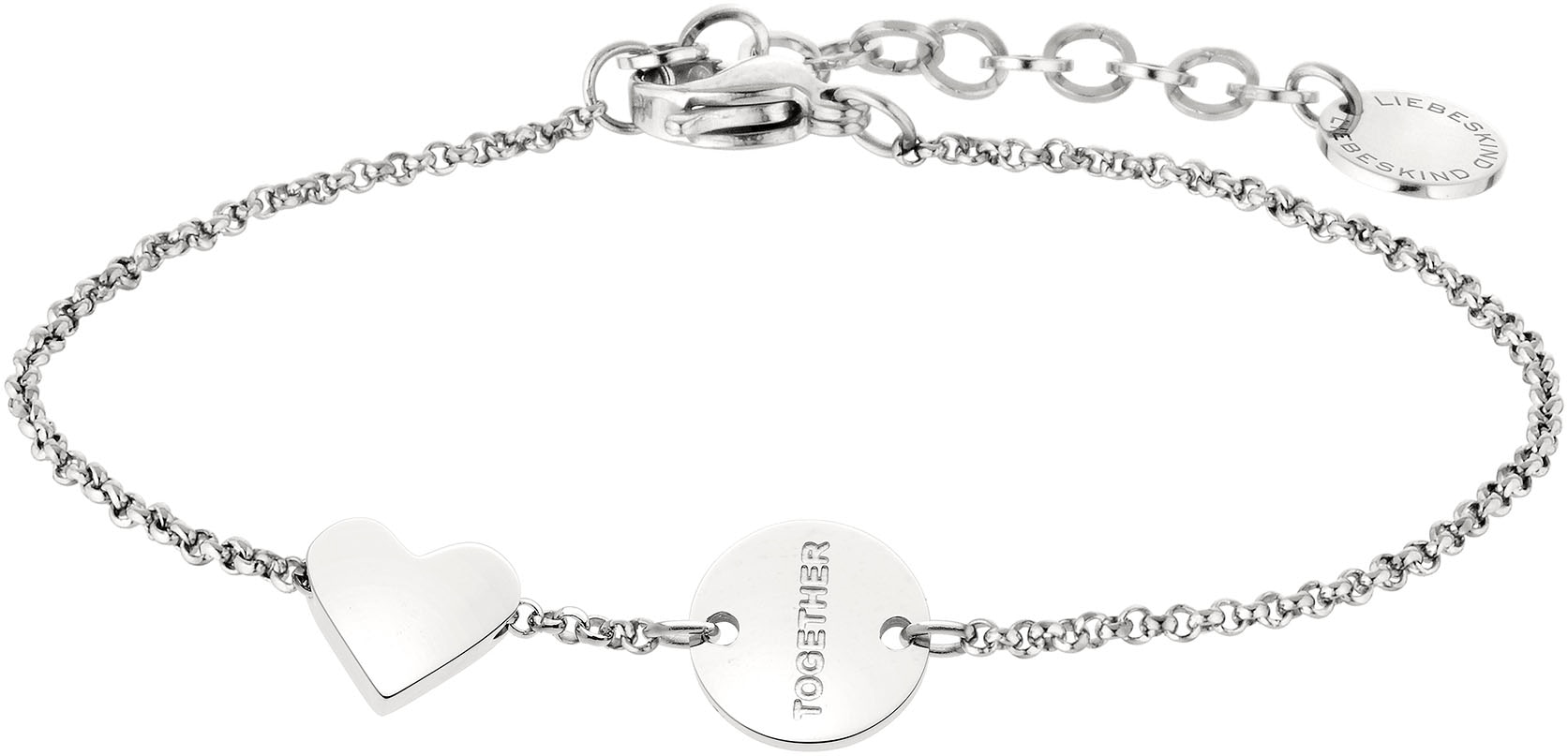 Image of Liebeskind Berlin Armband "Schmuck Edelstahl Together Today Everyday Herz"
