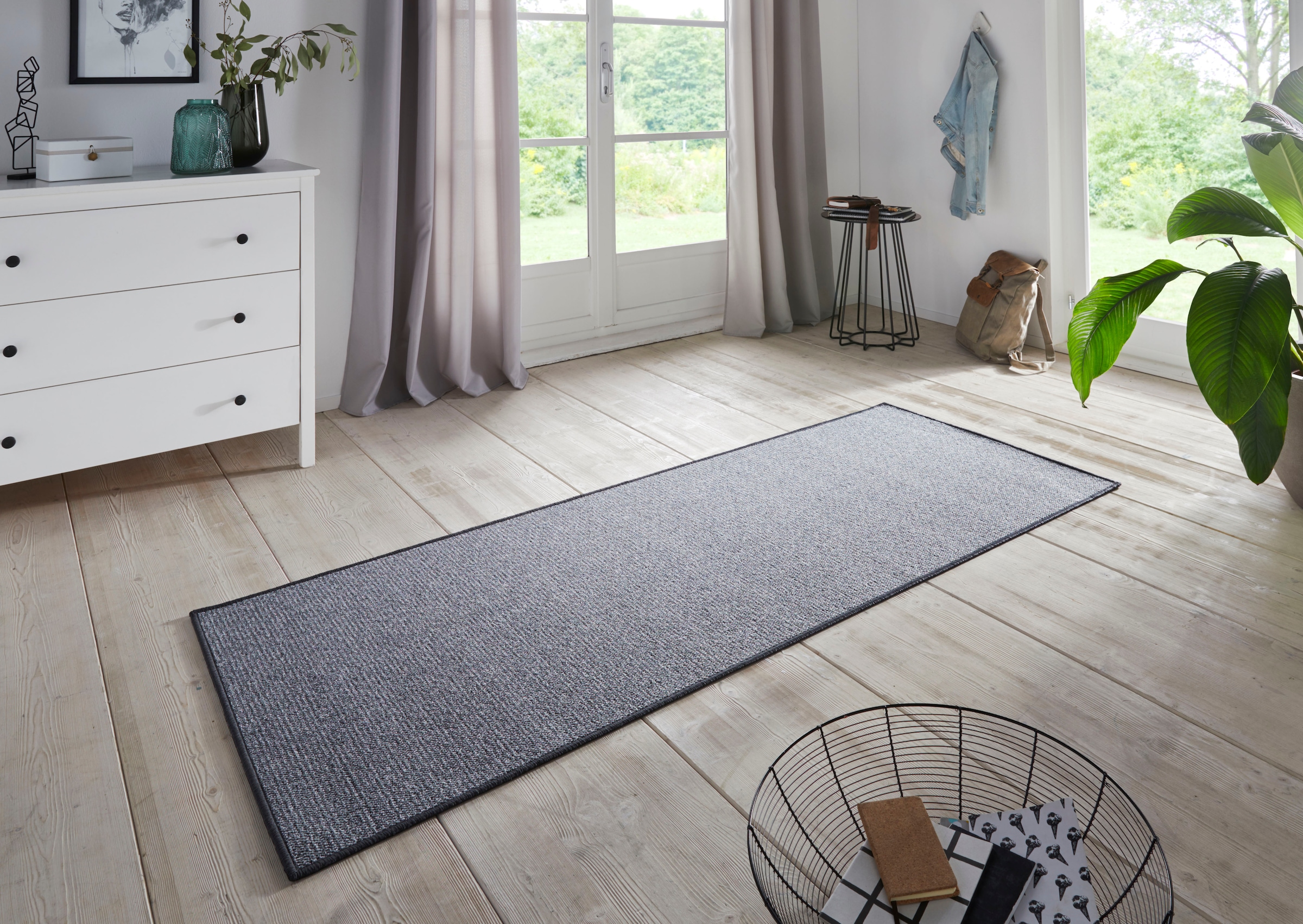 HANSE Küche, Läufer Home Sisal auf Optik, rechteckig, Rutschfest, ♕ Teppichläufer, versandkostenfrei »Bouclé«, Flur, Teppich, Schlicht