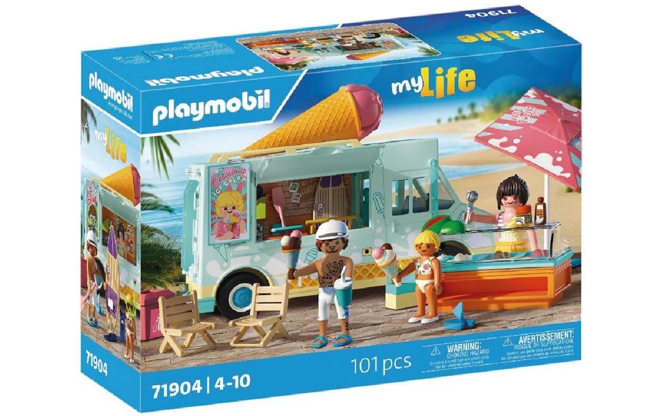 Image of Playmobil Spielwelt "Ice Cream Truck mit Surfshop 71904"