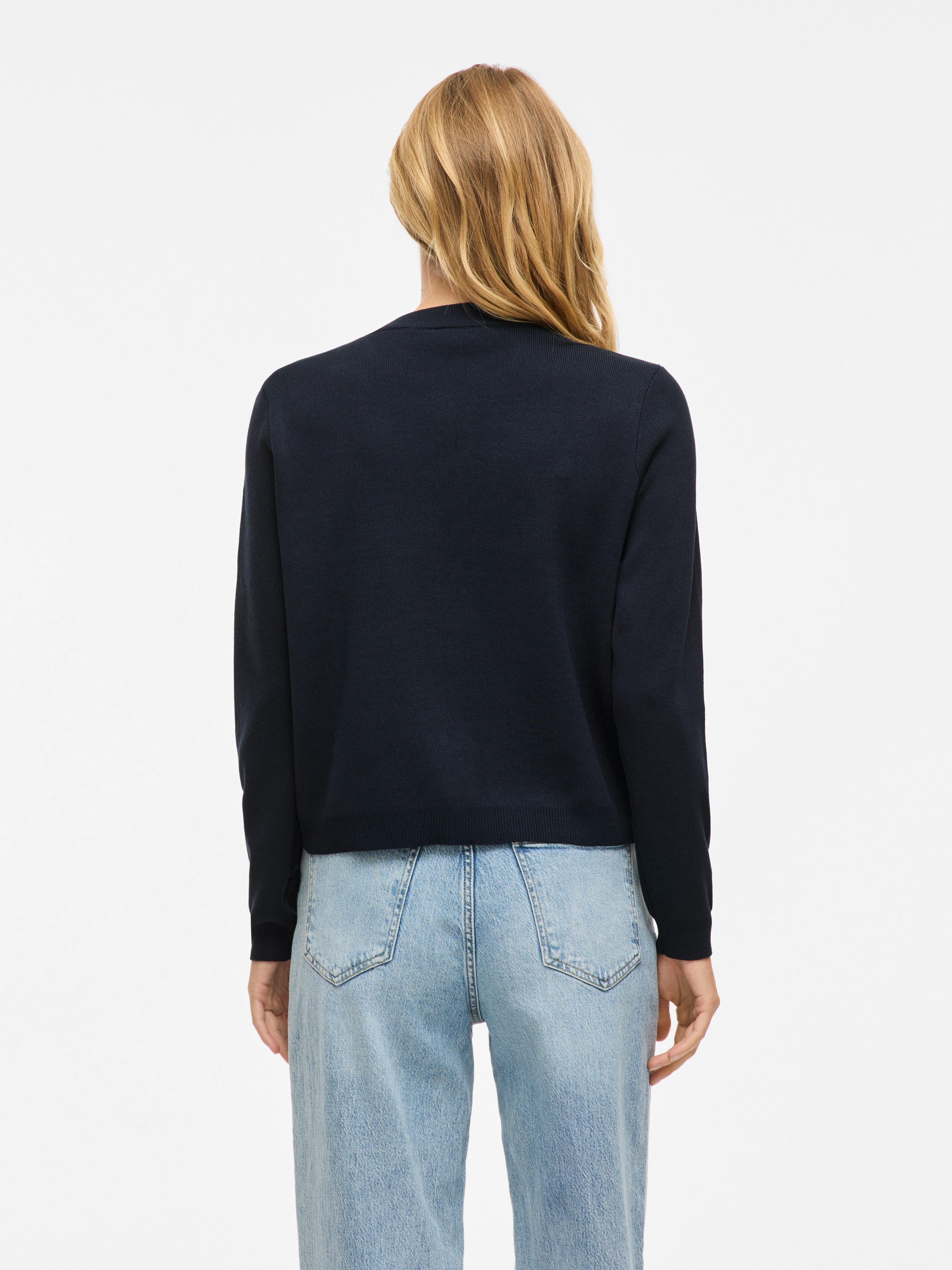 Vila Strickjacke »VIOSTRIA O-NECK L/S CARDIGAN - NOOS«