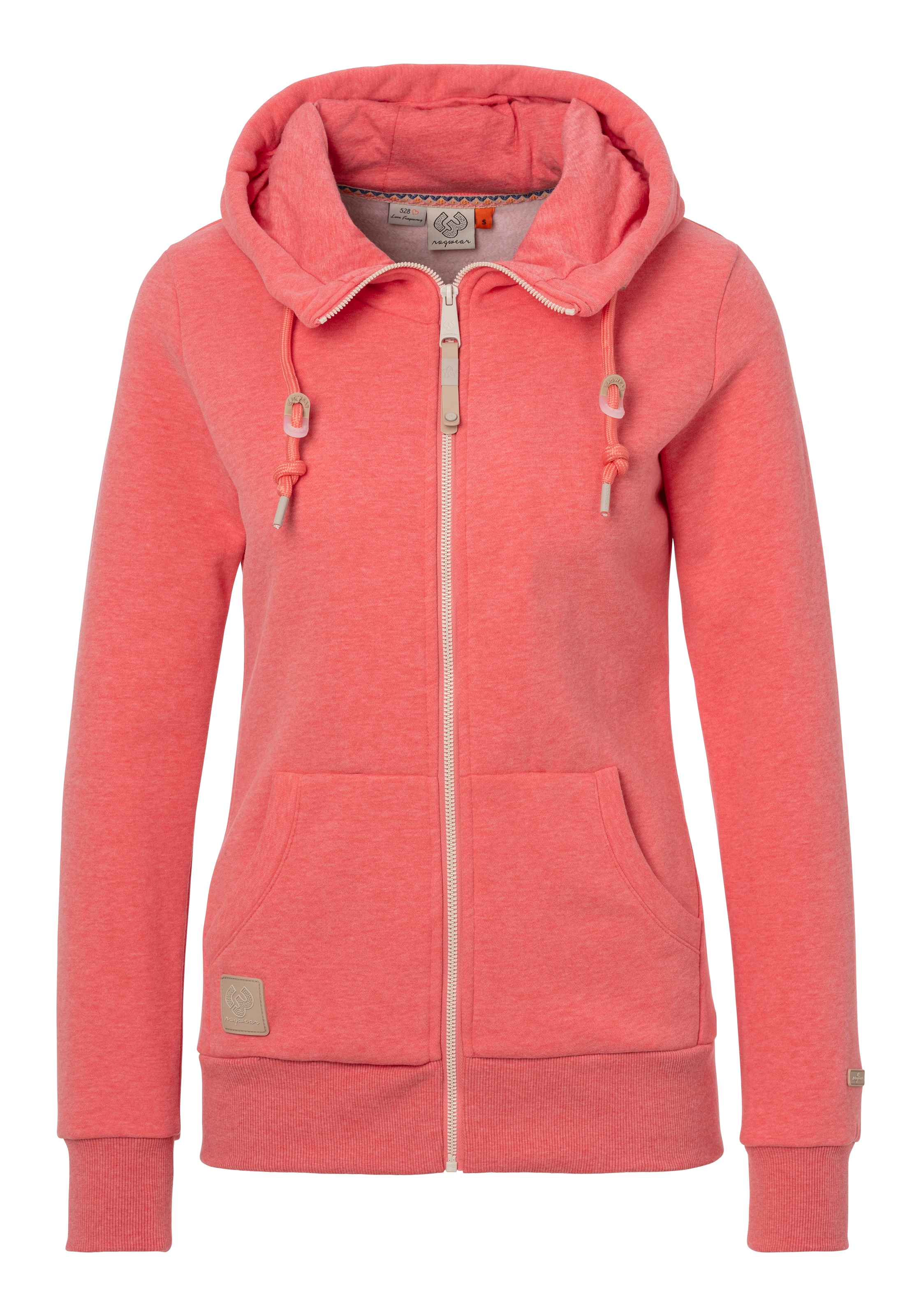 Ragwear Kapuzensweatjacke »nachhaltige Sweatjacke NESKA ZIP COMFY von Ragwear«, mit Logo-Patch an Tasche und Kapuze für den unverkennbaren Look