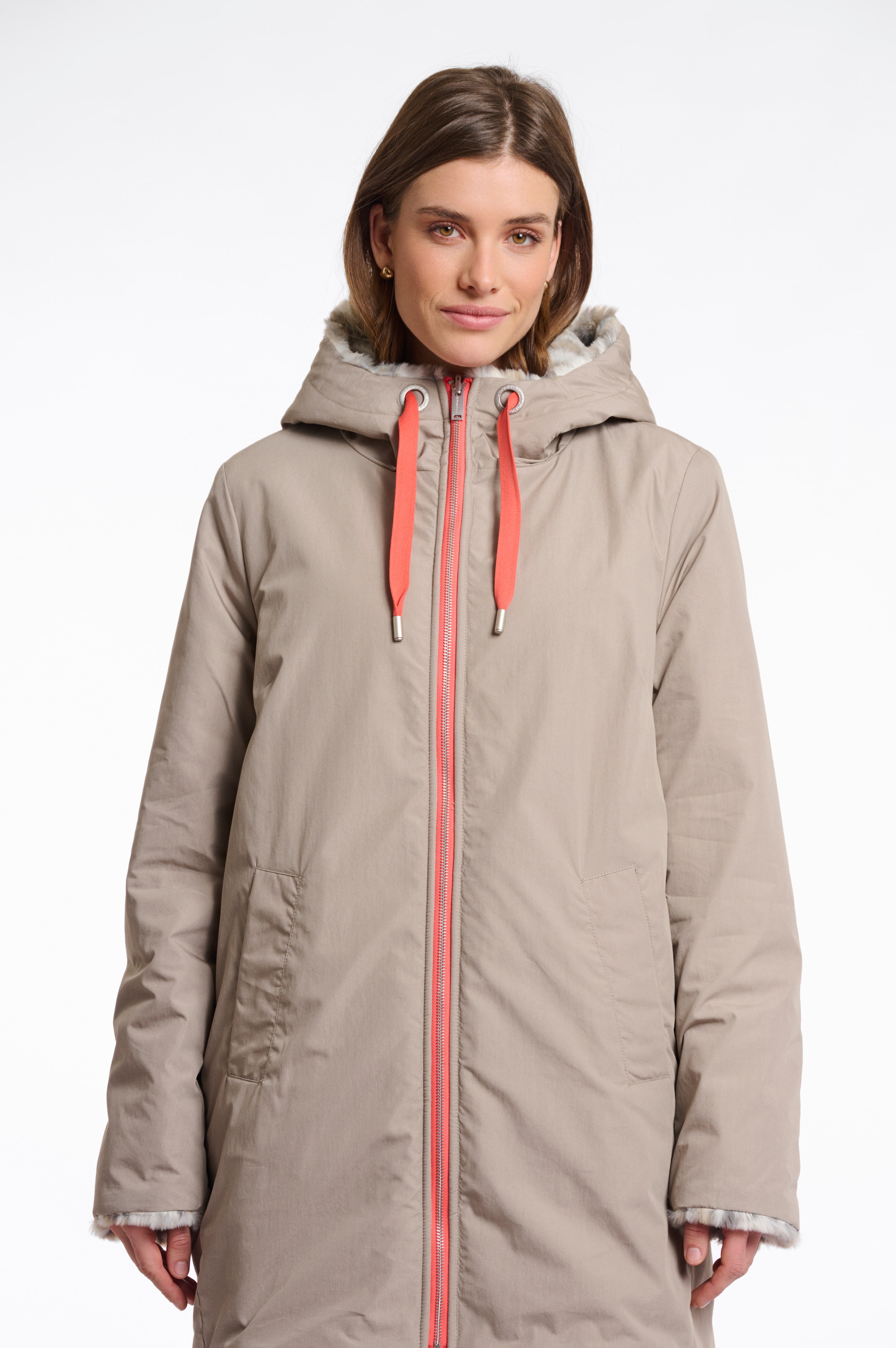 Rino & Pelle Parka »JAVIN« mit Kapuze mit kontrastfarbenen Details