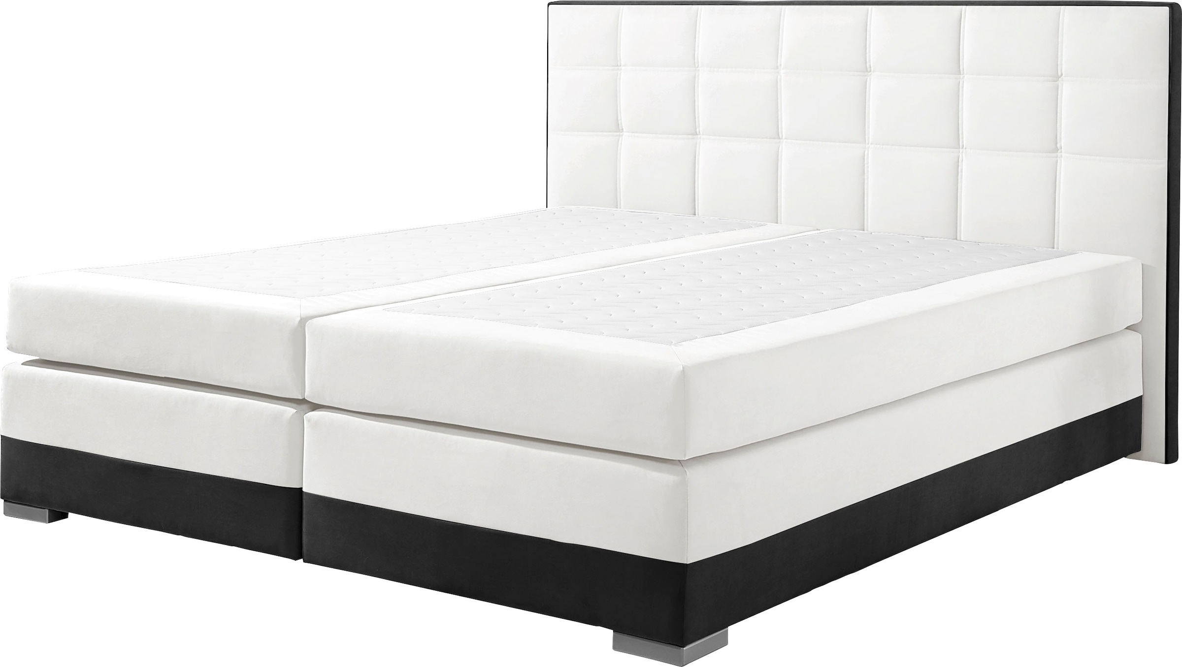 INOSIGN Boxspringbett, inklusive Topper und Wendekissen