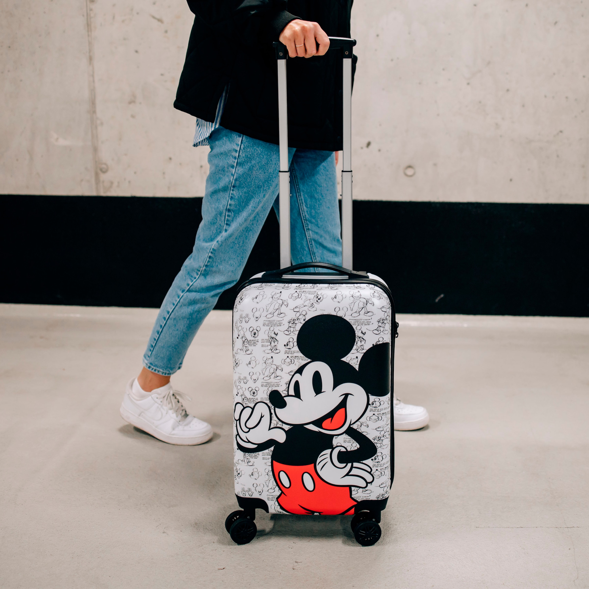 UNDERCOVER Valise pour enfants »Mickey Mouse, 59 cm« 35 litre 4 Rollen mit TSA-Zahlenschloss