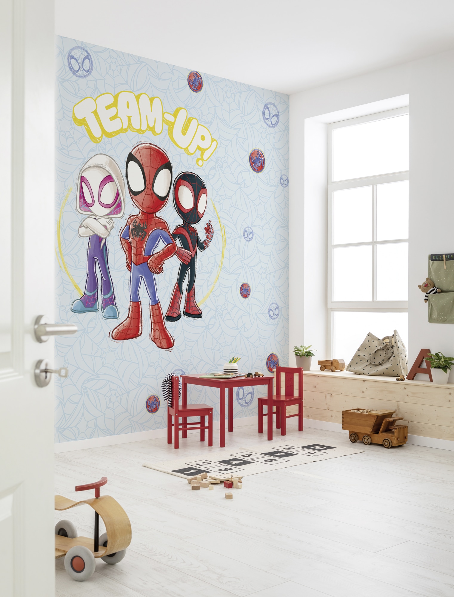 Image of Komar Fototapete "Marvel Spidey and his Amazing Friends Team Up" Motiv bedruckt glatt
