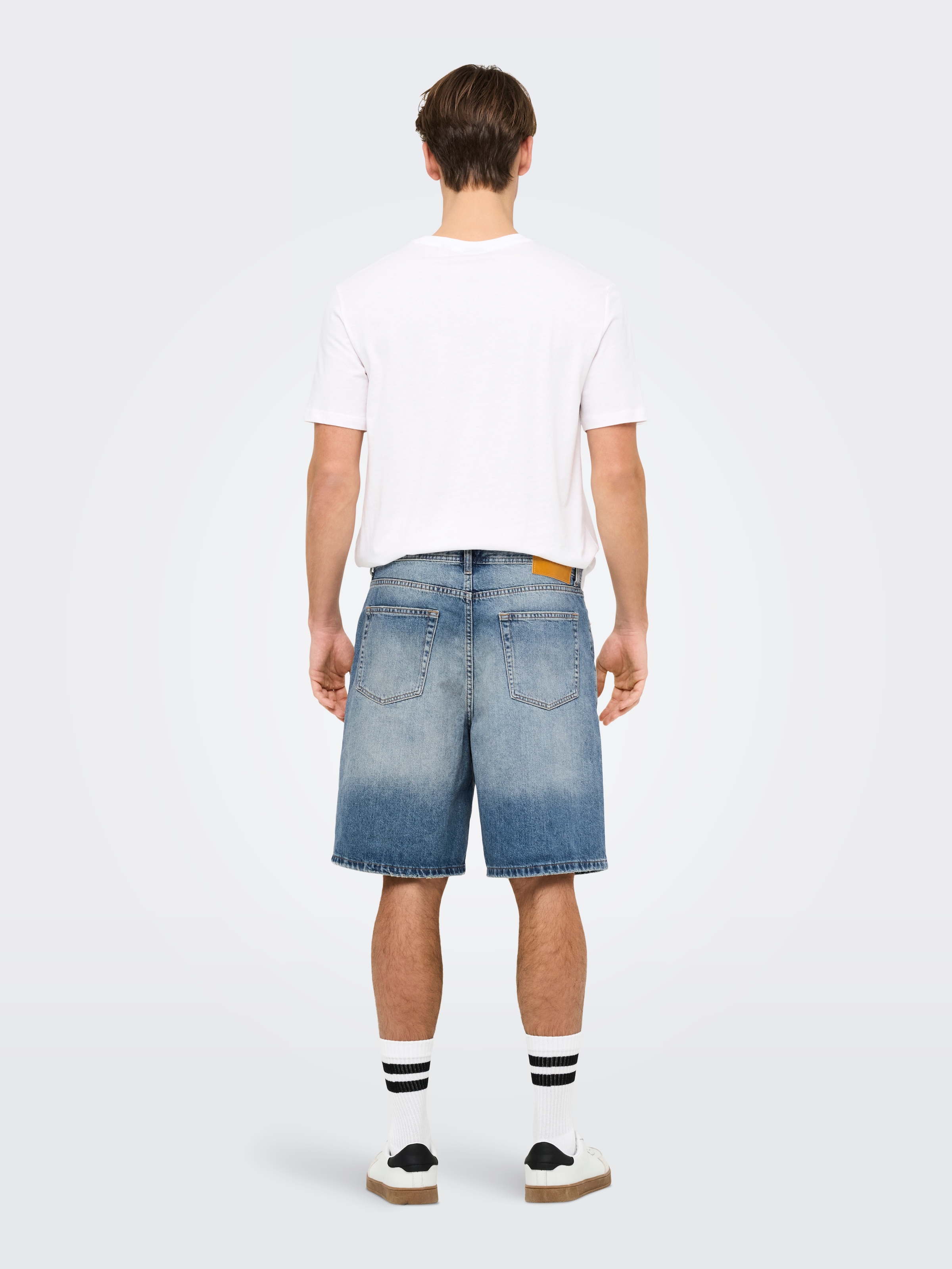 ONLY & SONS Short en jean »ONSFADE MB TINT 9085 TAI DNM SHORTS NOOS« coton, coupe ample