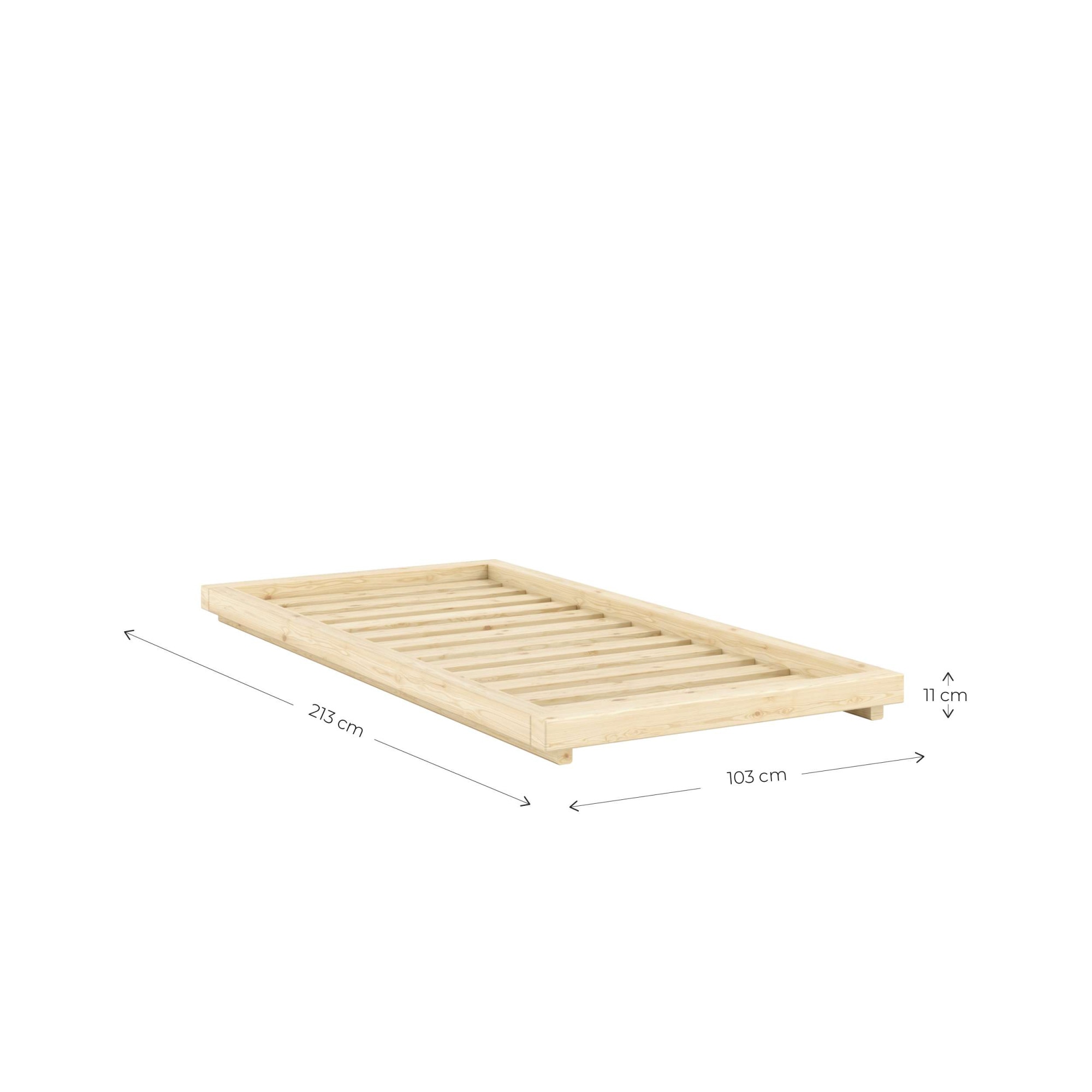 Karup Design Lit futon »FSC® Massivholz Futonbett, excl. Matratze, mit Lattenrost« design minimaliste, un classique intemporel pour espaces modernes